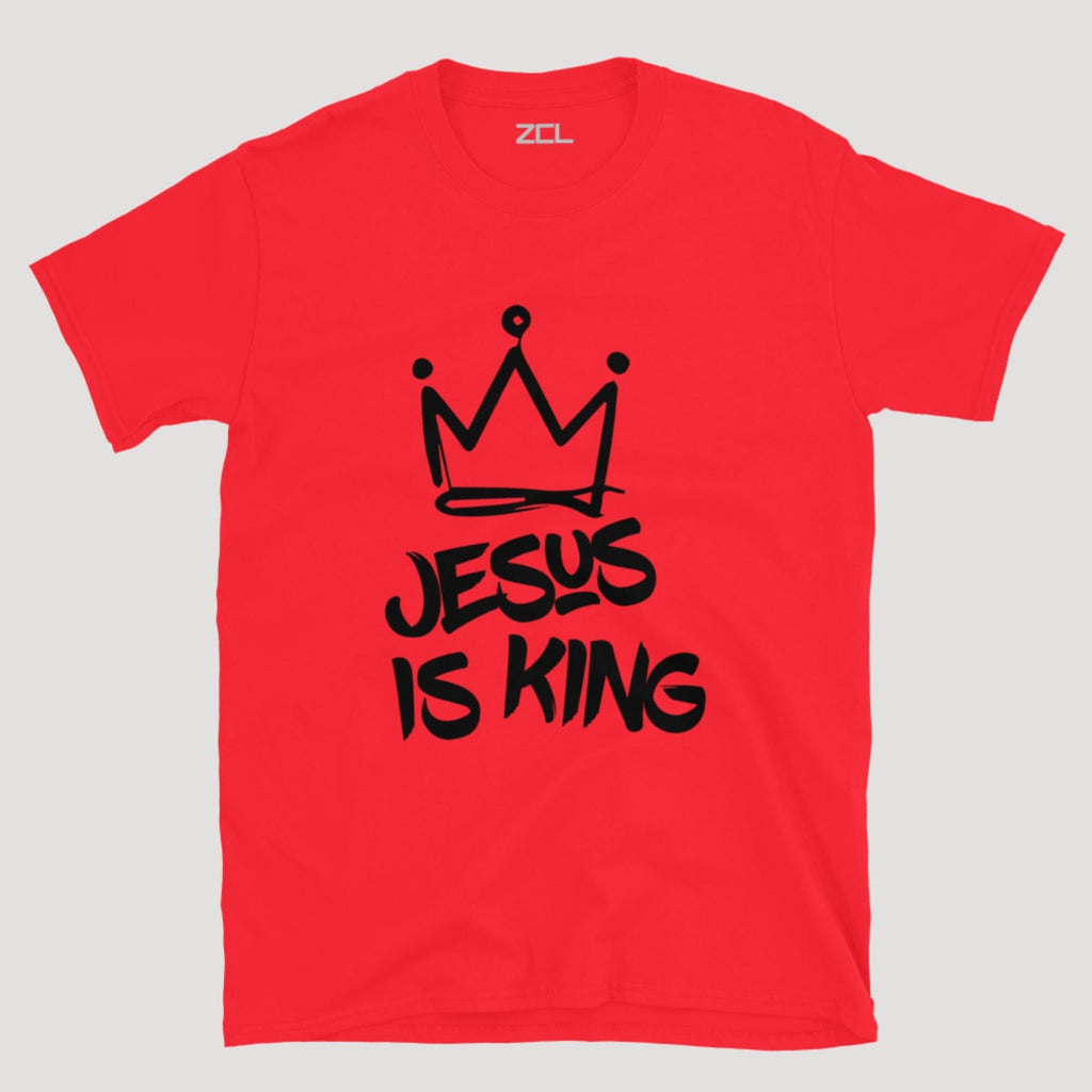 Jesus Is King Tee (Black Logo)
