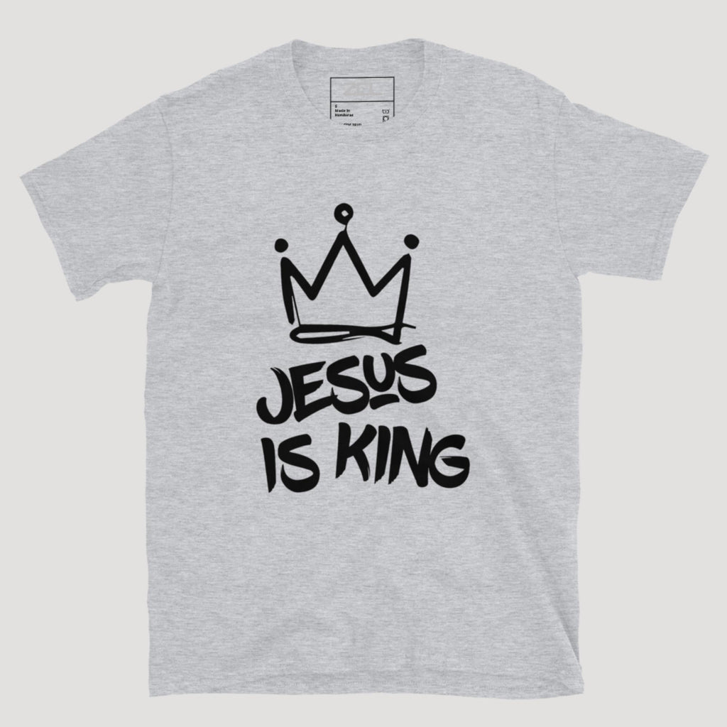 Jesus Is King Tee (Black Logo)