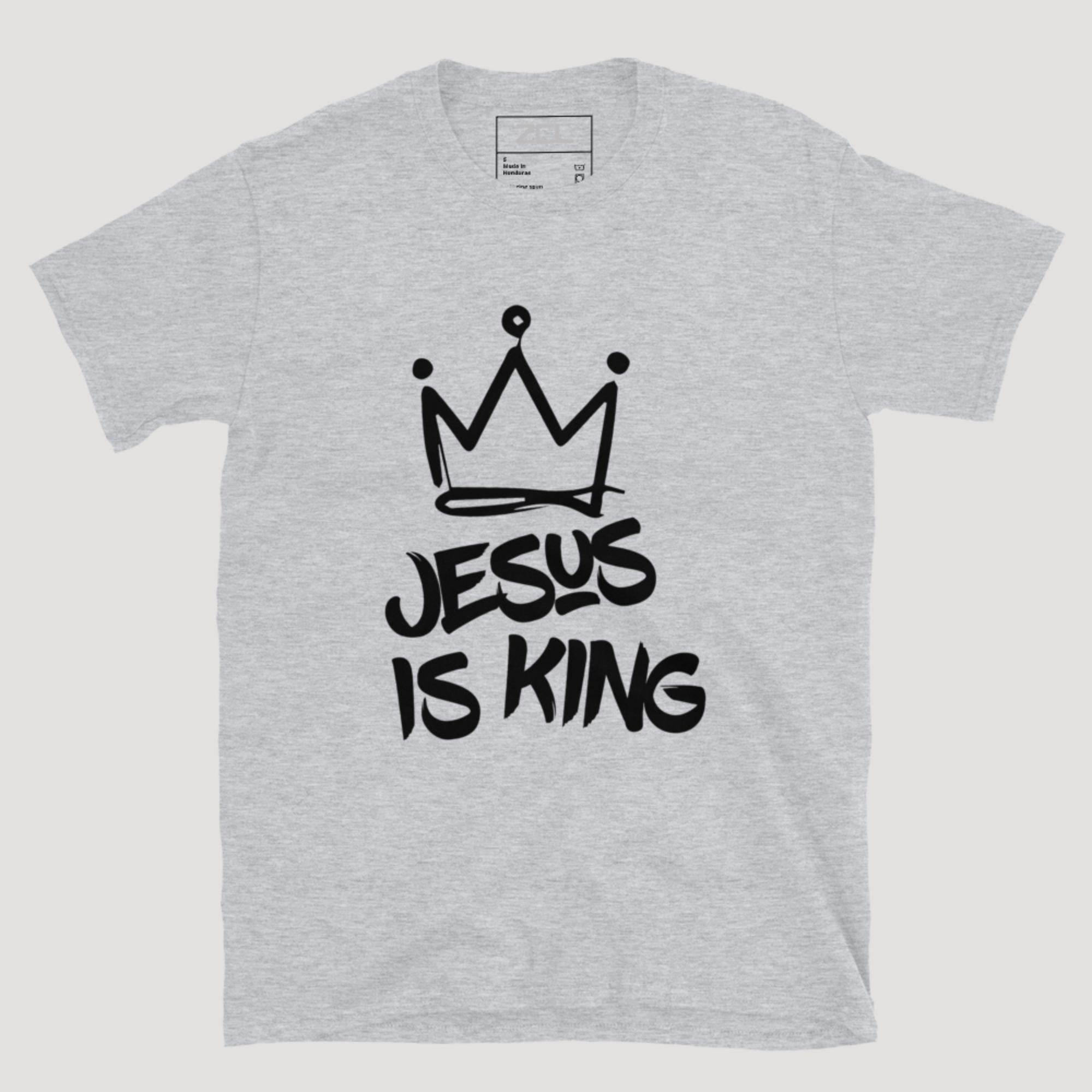 Jesus Is King Tee (Black Logo)