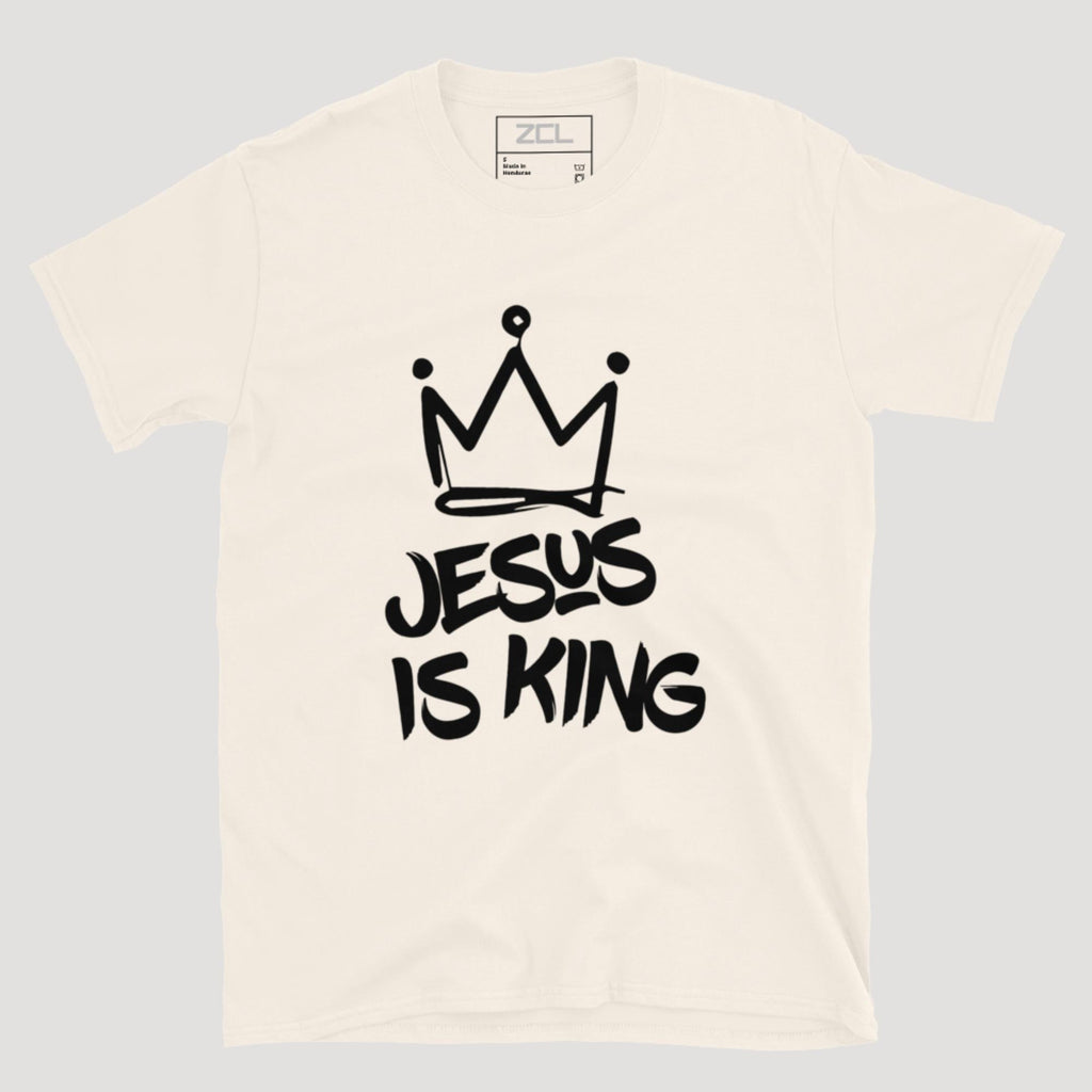 Jesus Is King Tee (Black Logo)