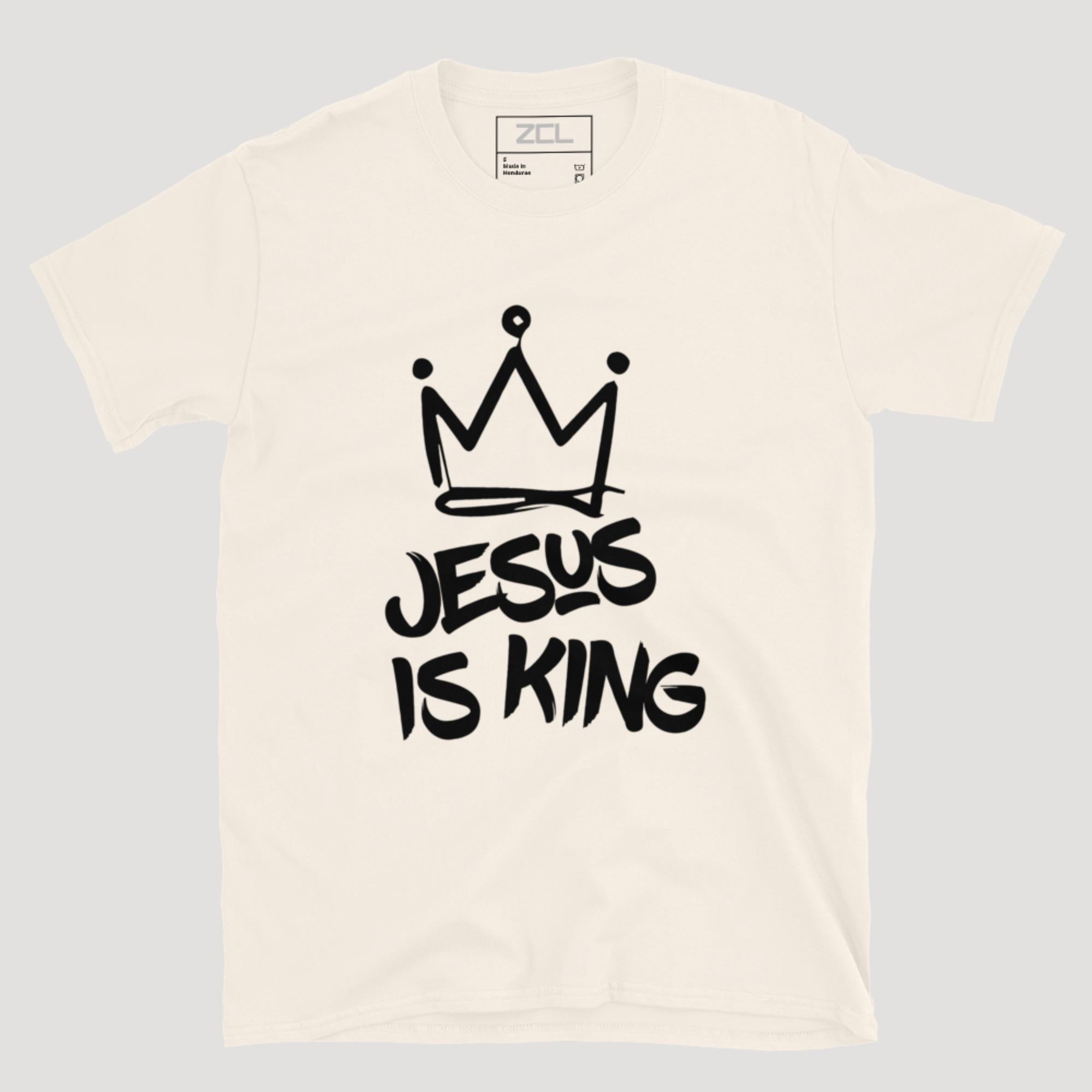Jesus Is King Tee (Black Logo)