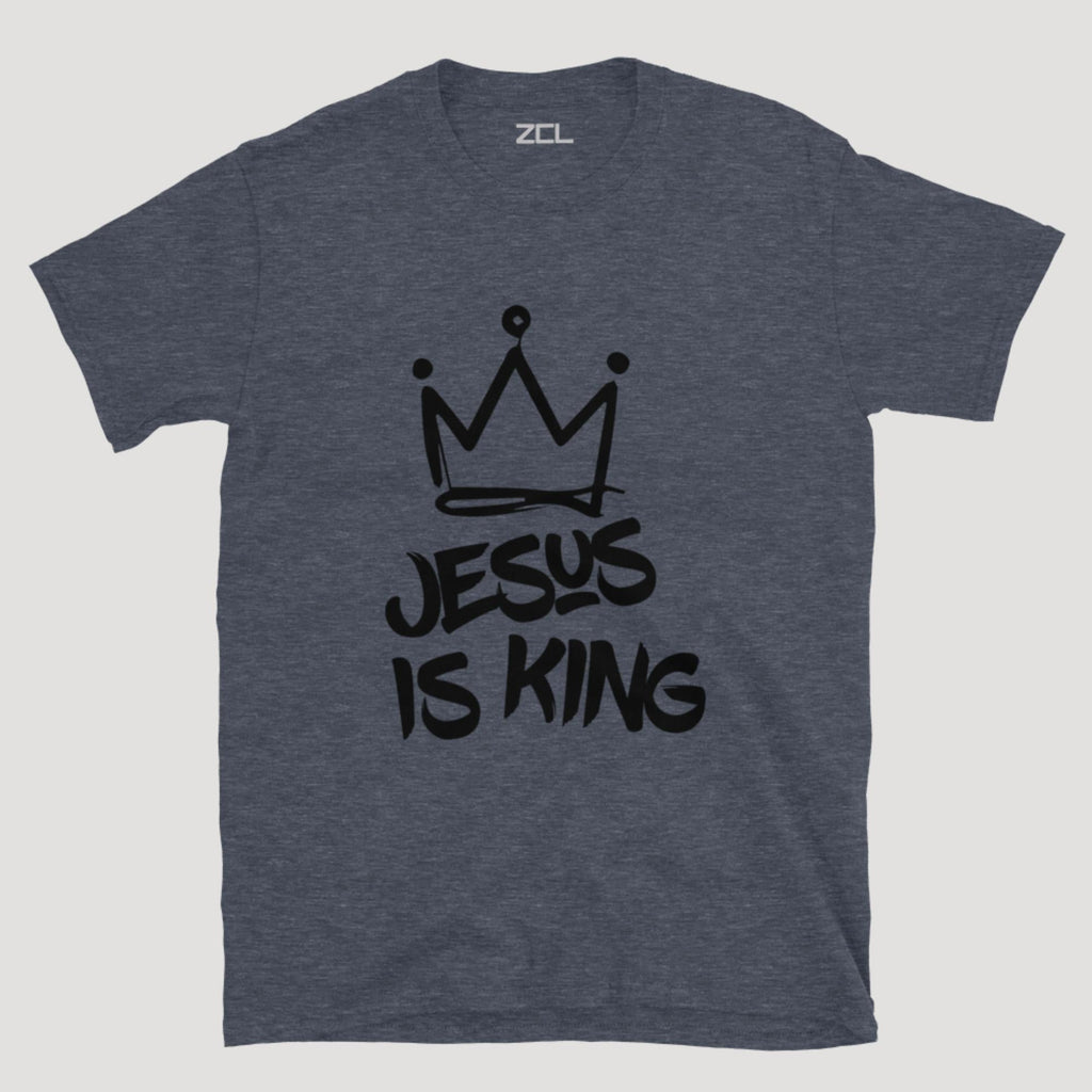 Jesus Is King Tee (Black Logo)