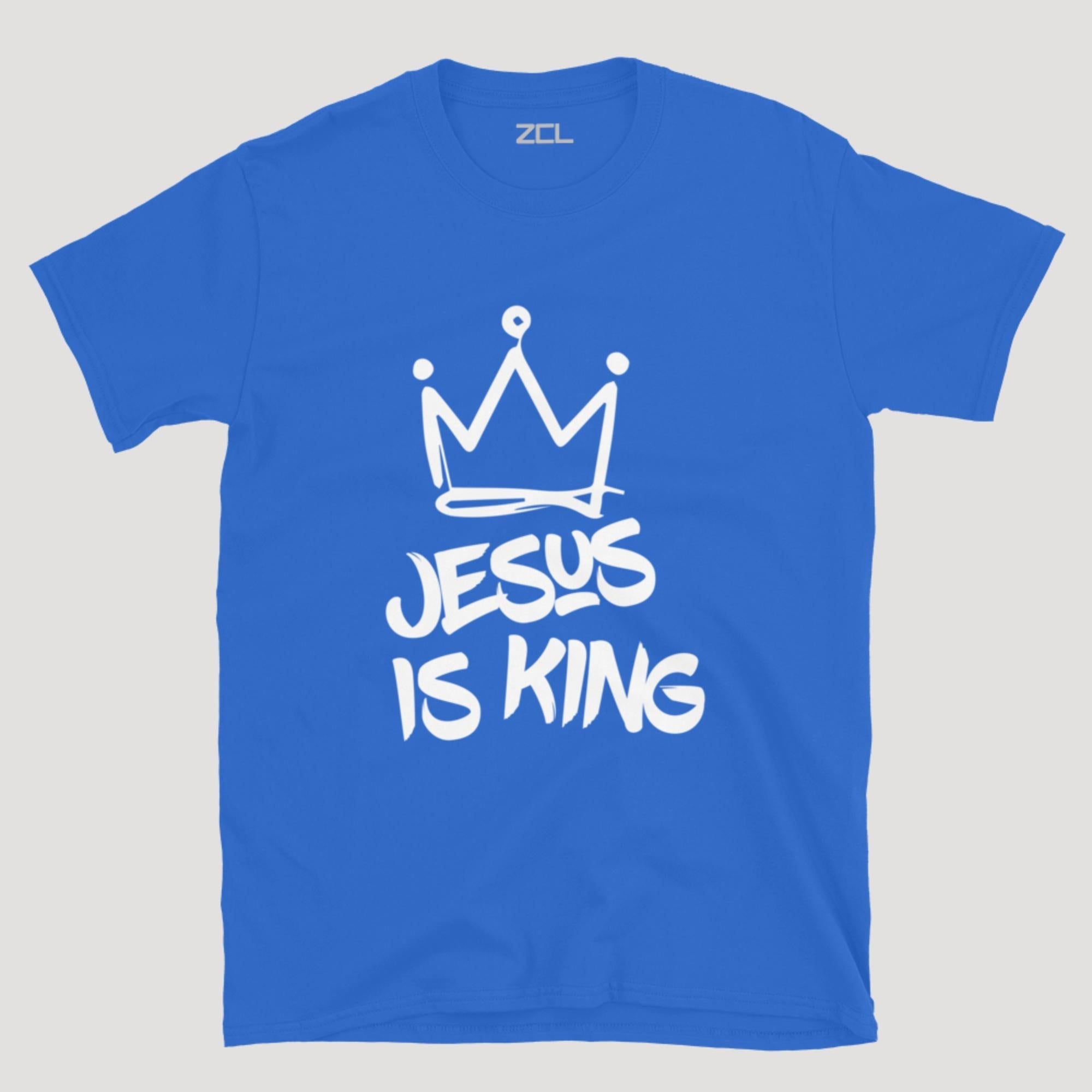 Jesus Is King Tee (White Logo)
