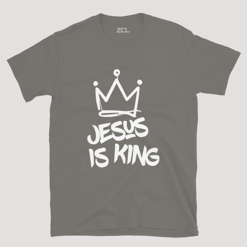 Jesus Is King Tee (White Logo)