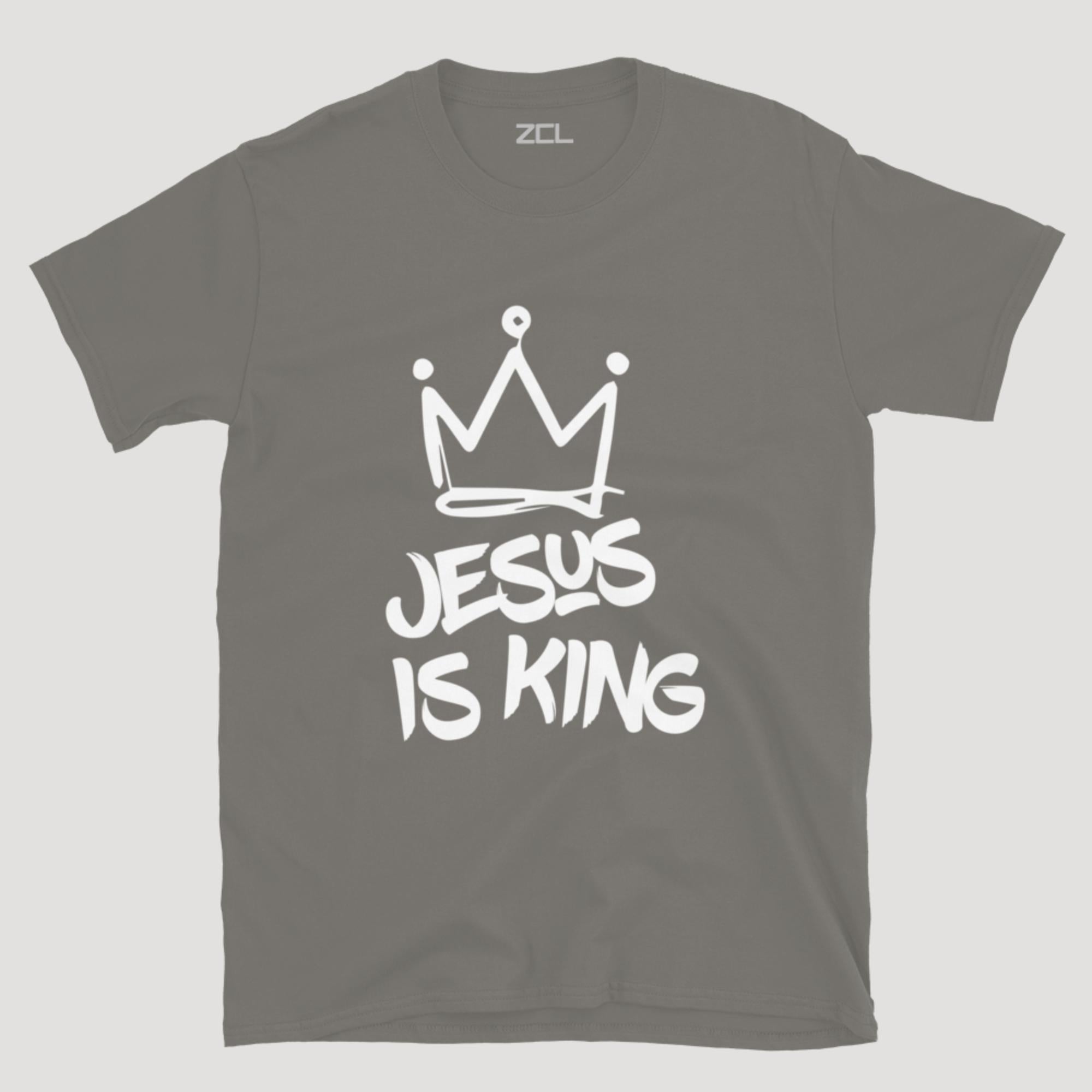 Jesus Is King Tee (White Logo)