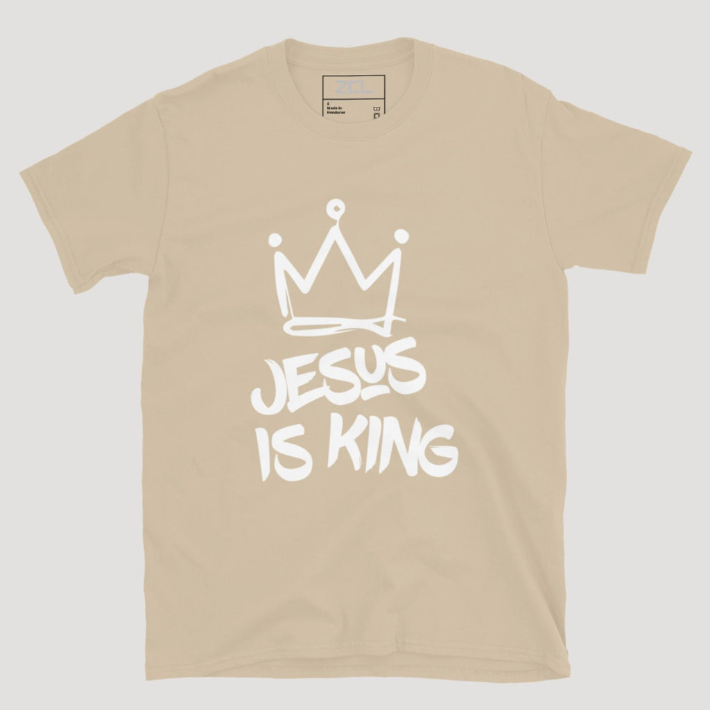 Jesus Is King Tee (White Logo)