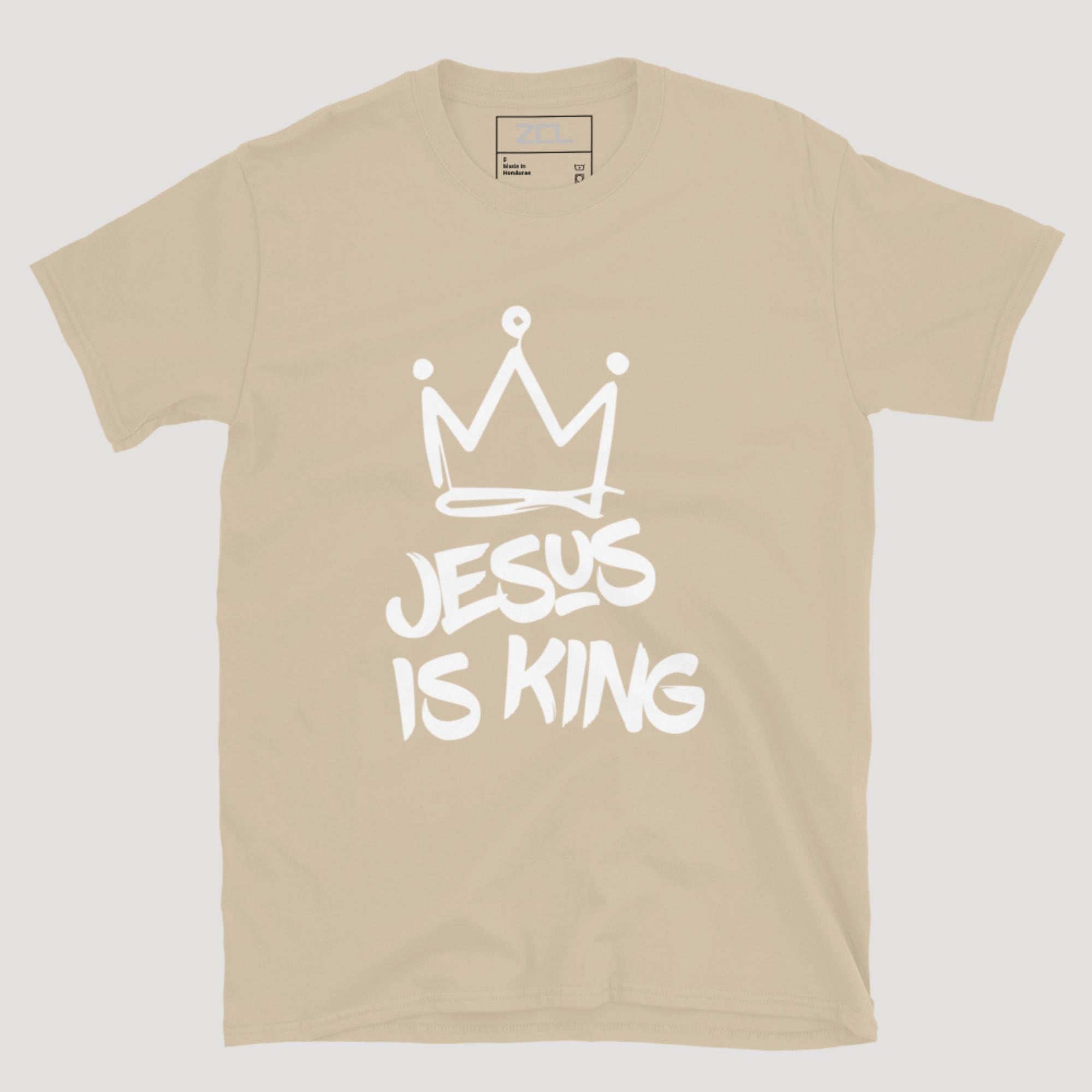 Jesus Is King Tee (White Logo)