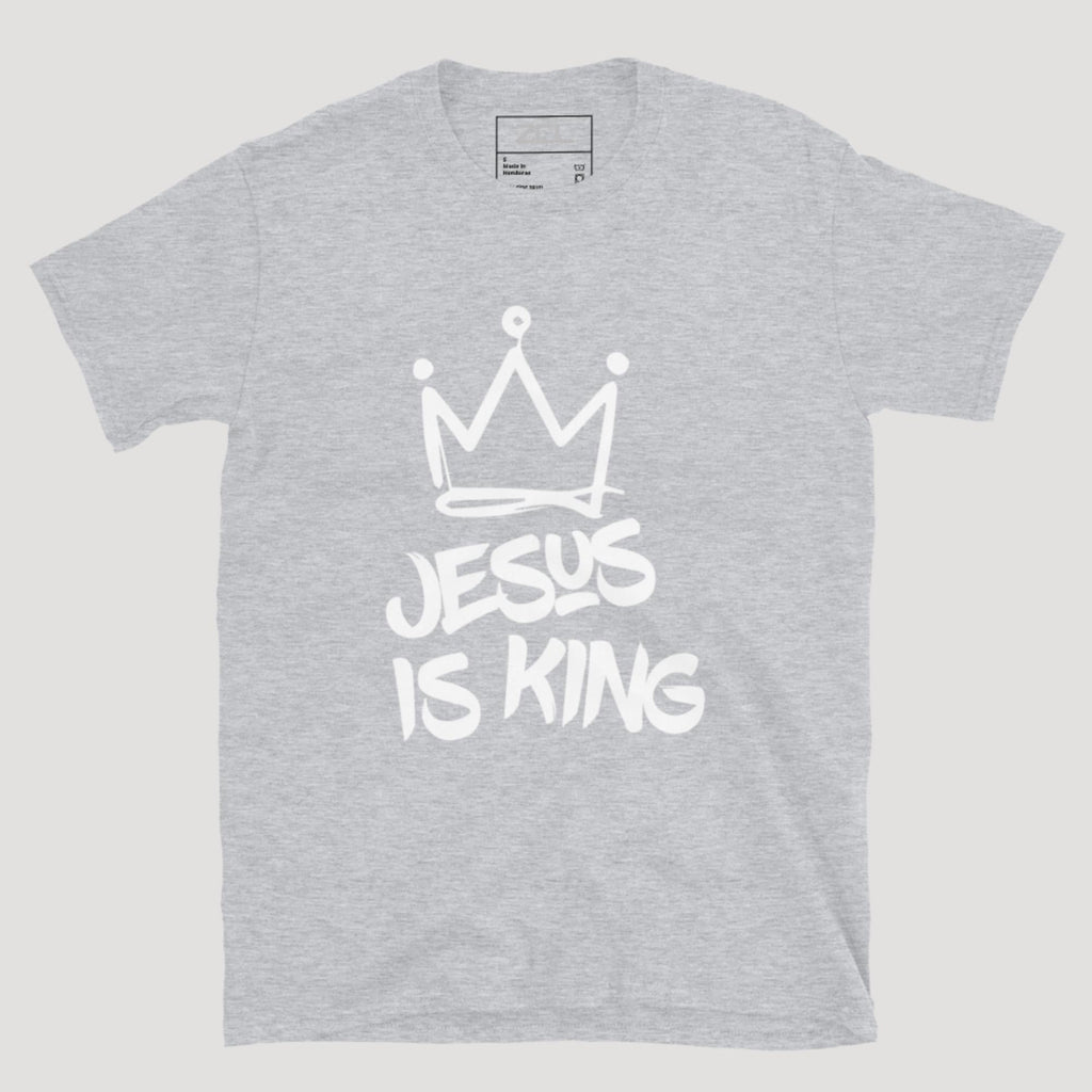 Jesus Is King Tee (White Logo)