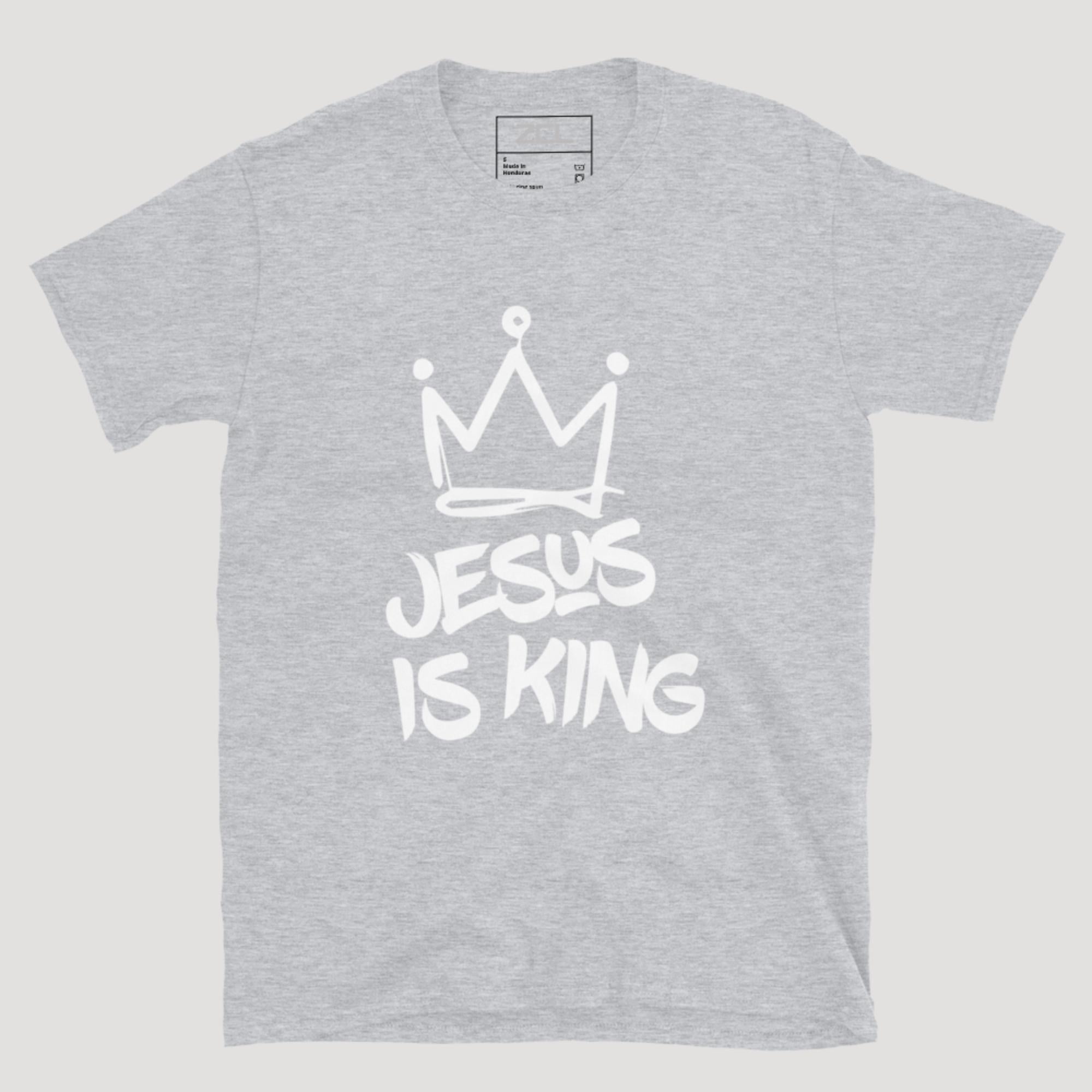 Jesus Is King Tee (White Logo)