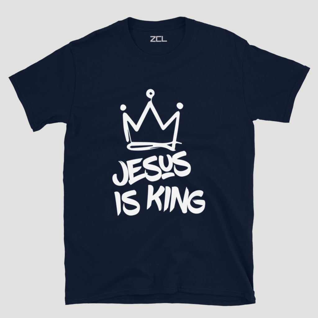Jesus Is King Tee (White Logo)