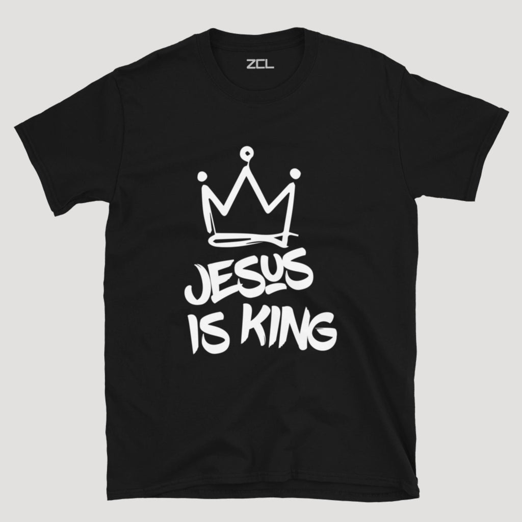 Jesus Is King Tee (White Logo)