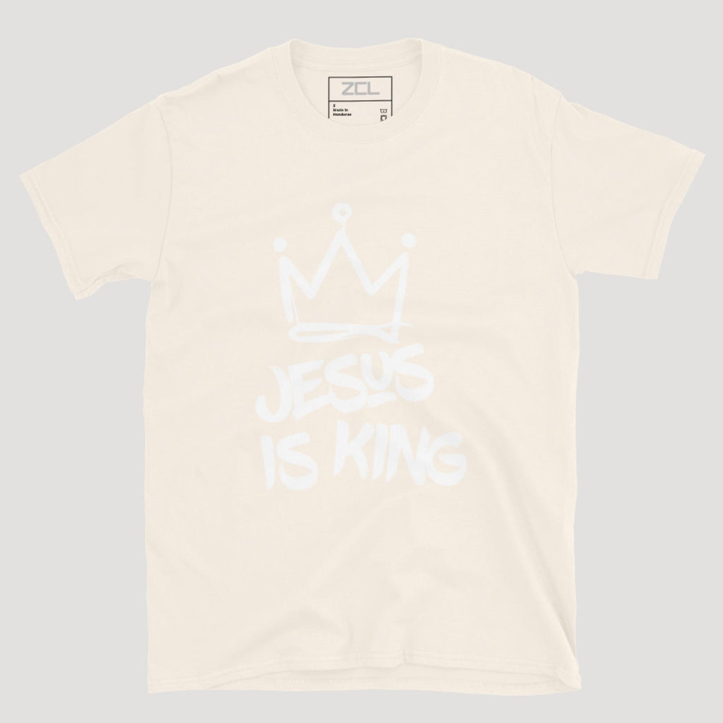 Jesus Is King Tee (White Logo)