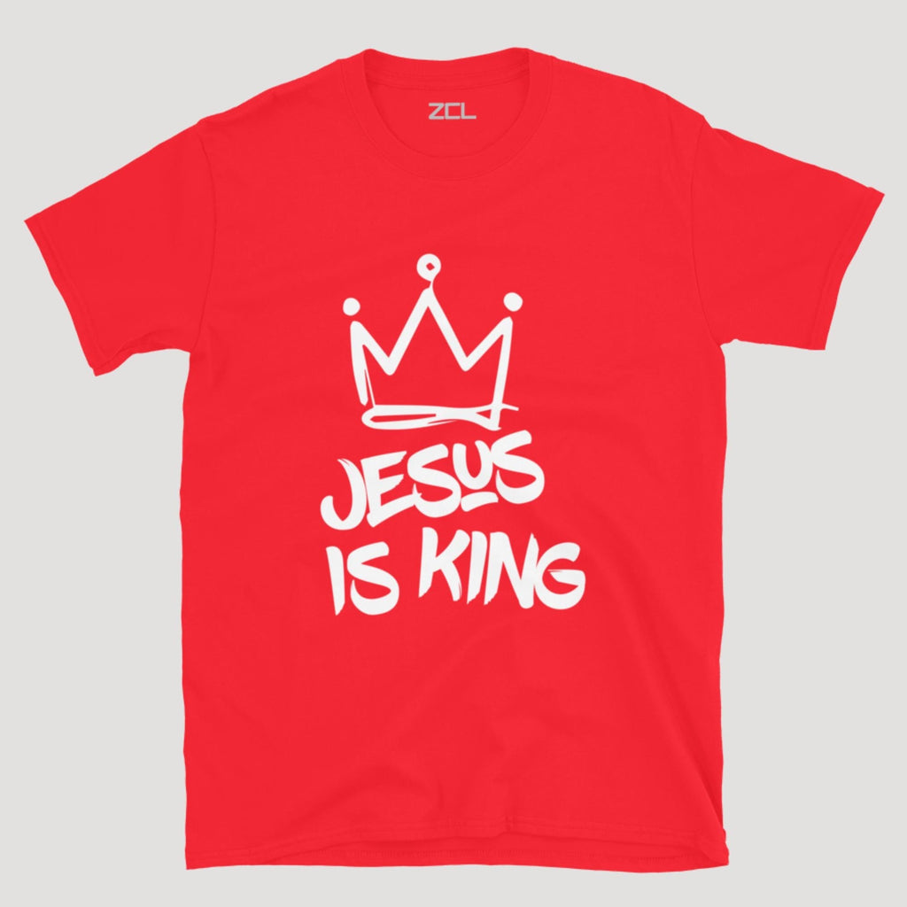 Jesus Is King Tee (White Logo)