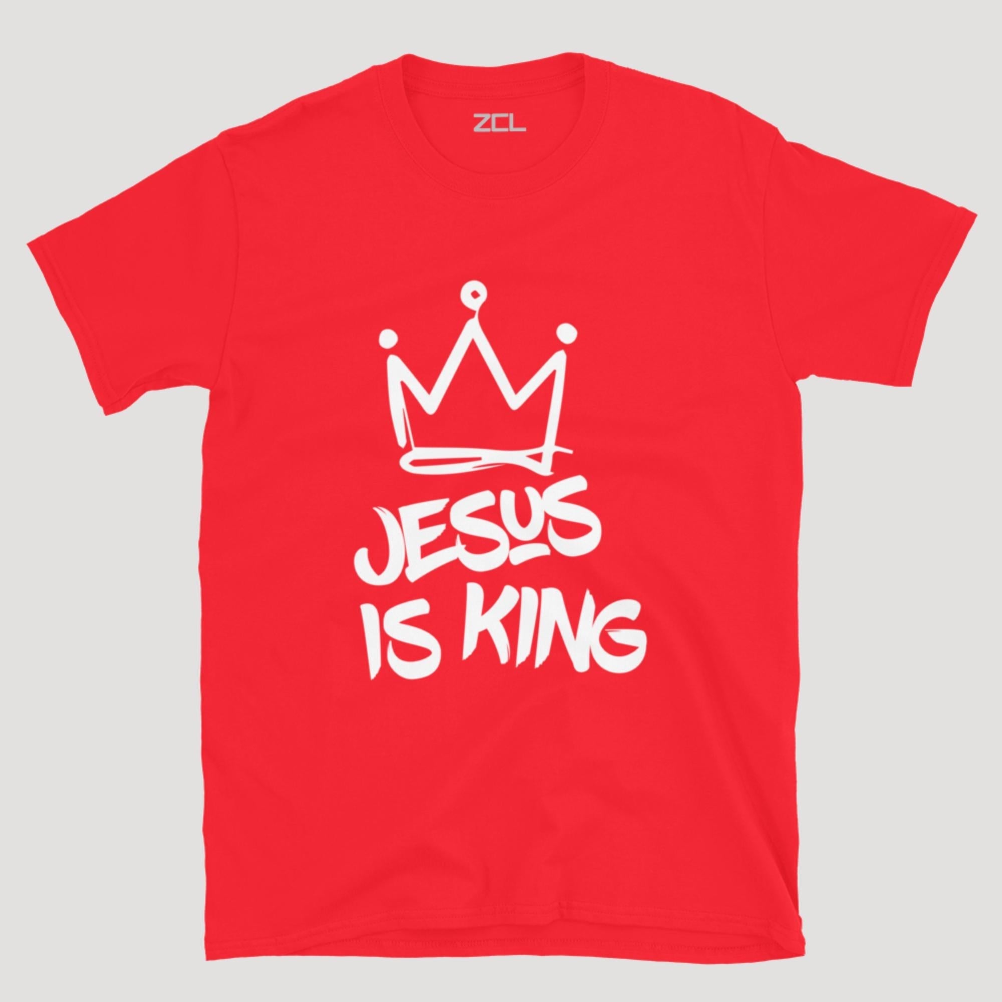 Jesus Is King Tee (White Logo)