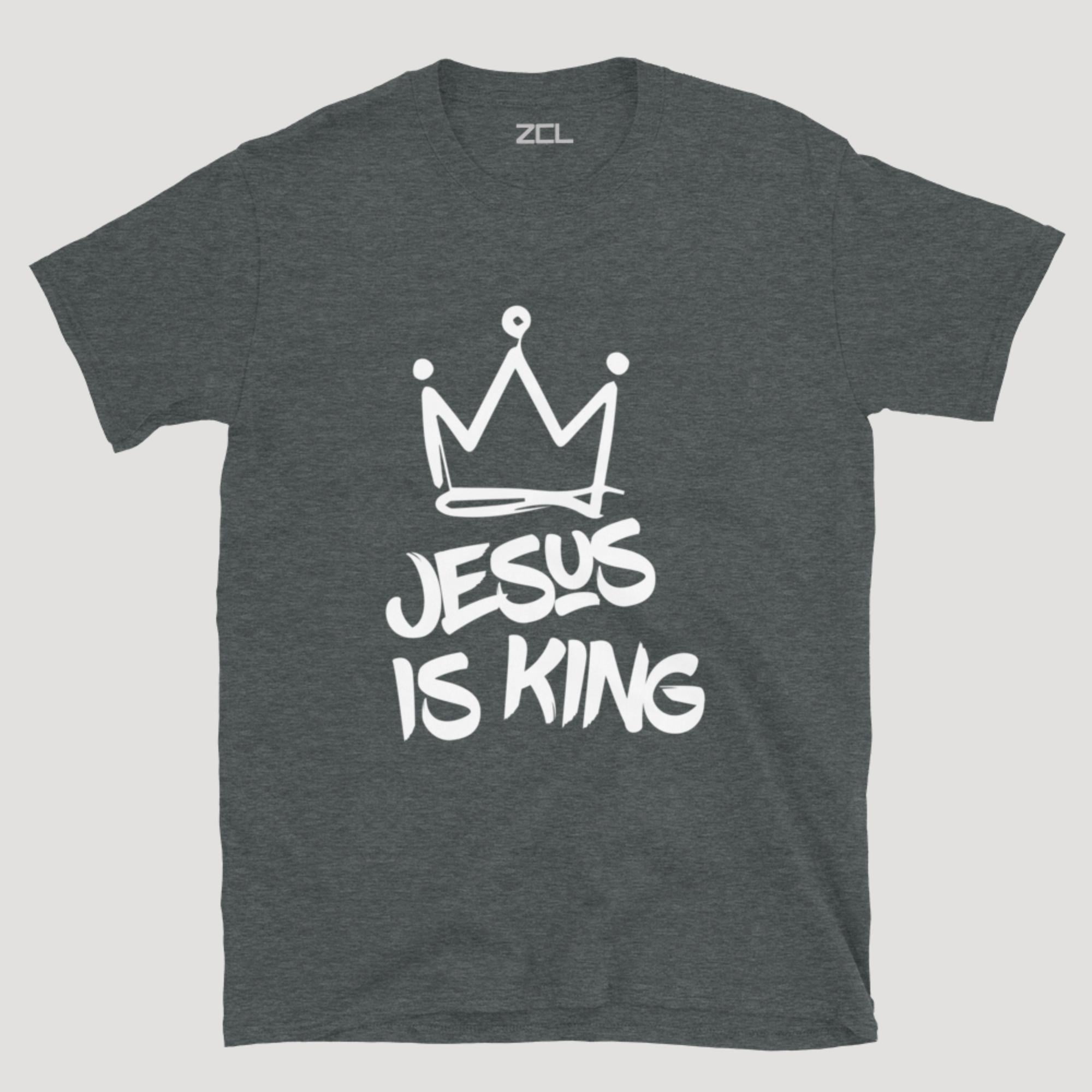 Jesus Is King Tee (White Logo)