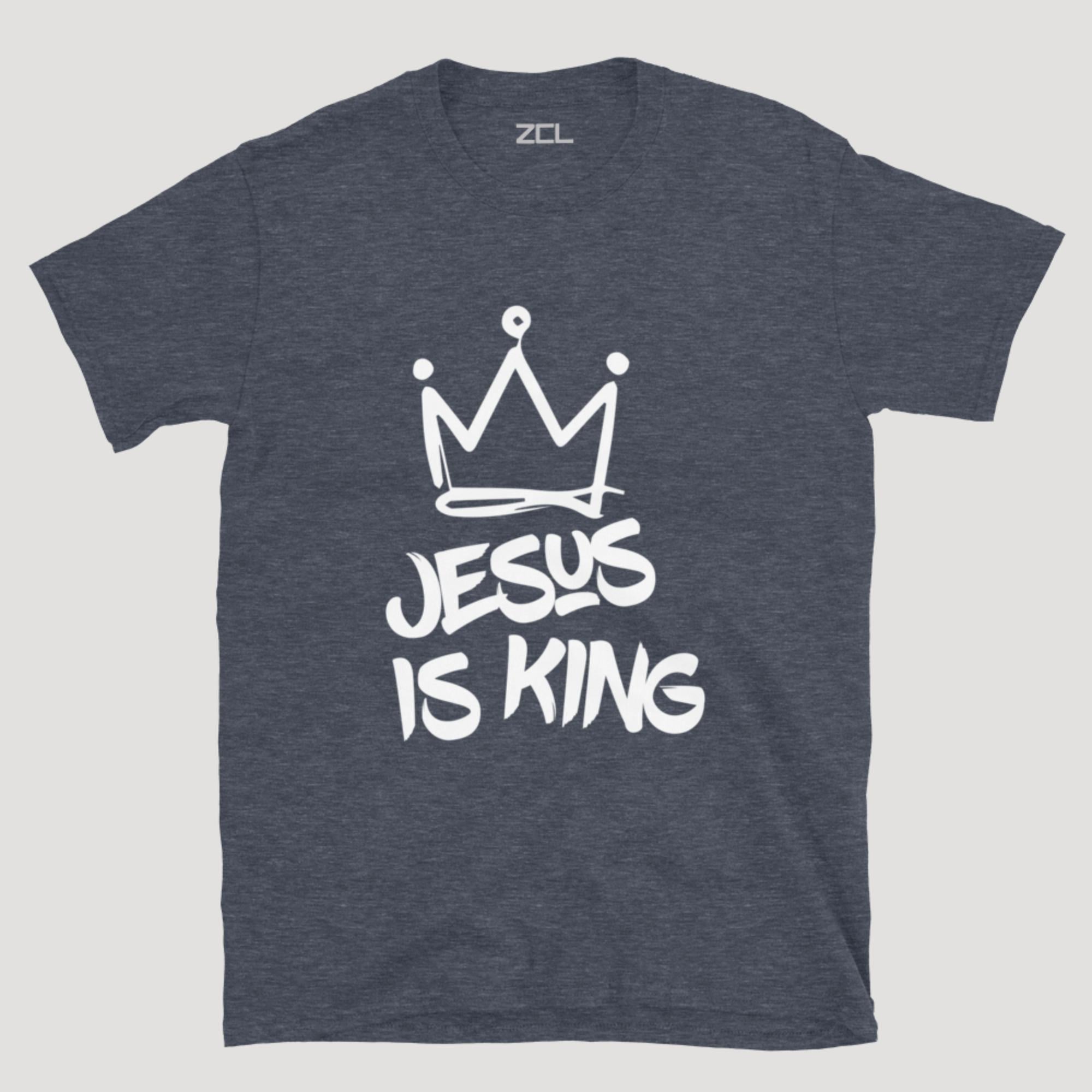 Jesus Is King Tee (White Logo)