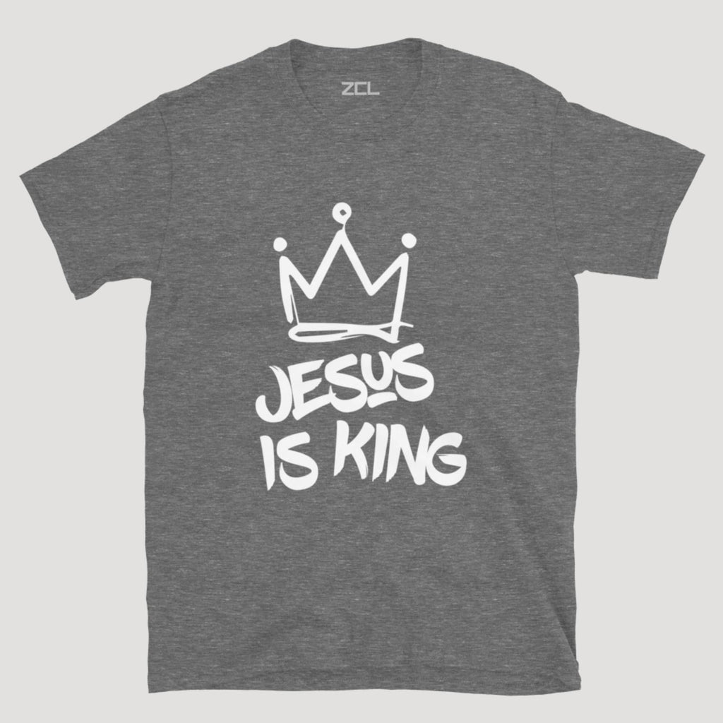 Jesus Is King Tee (White Logo)