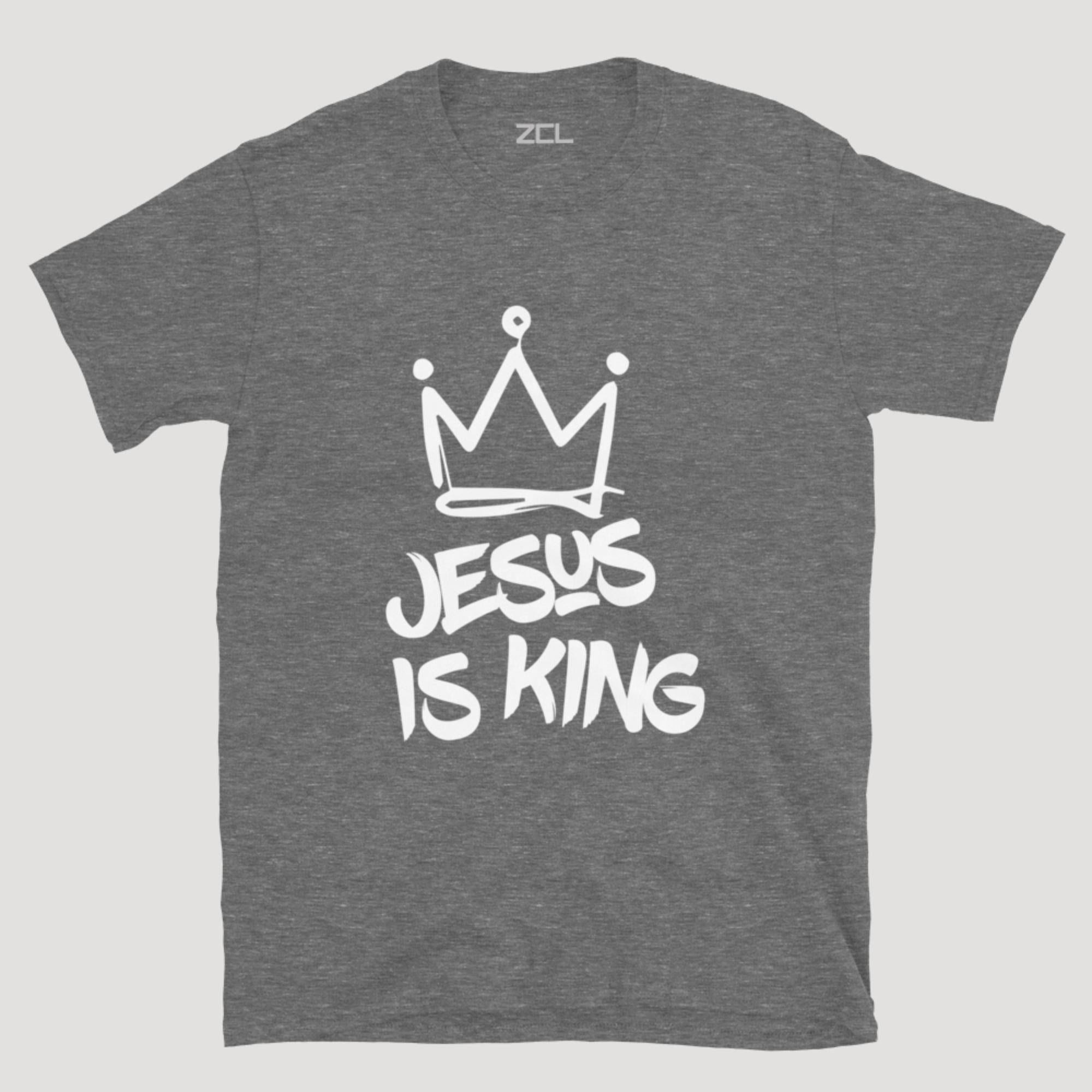 Jesus Is King Tee (White Logo)
