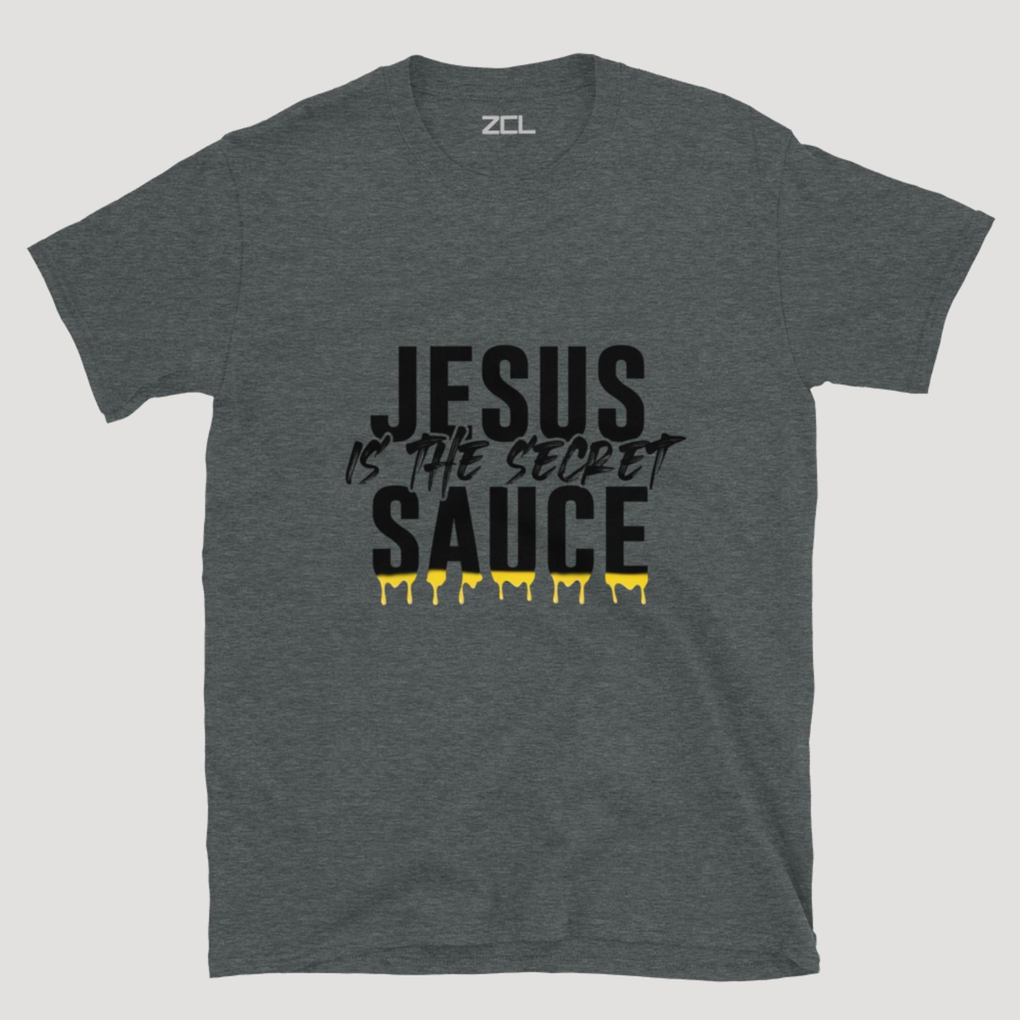 Jesus Is The Secret Sauce Tee (Black Logo)