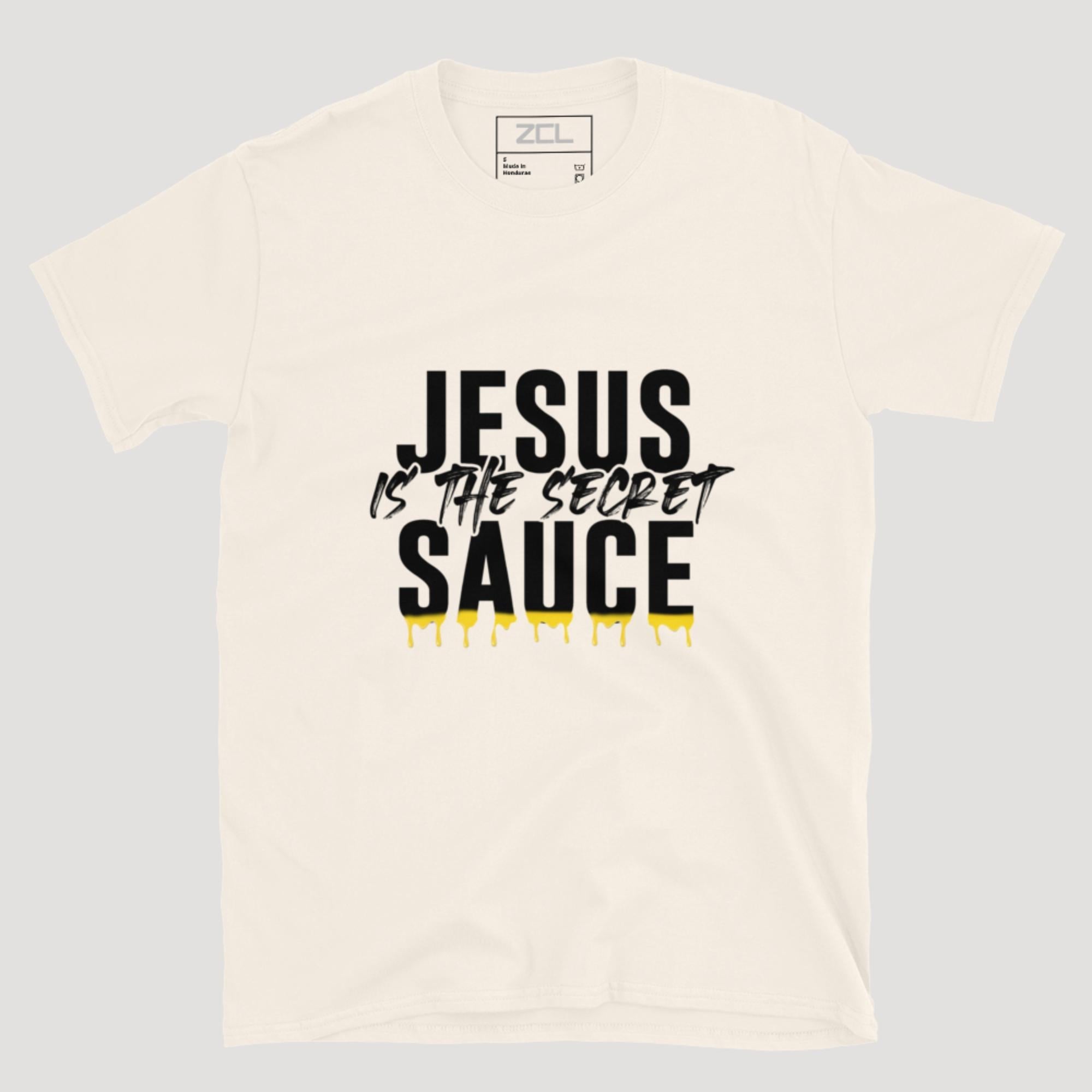 Jesus Is The Secret Sauce Tee (Black Logo)