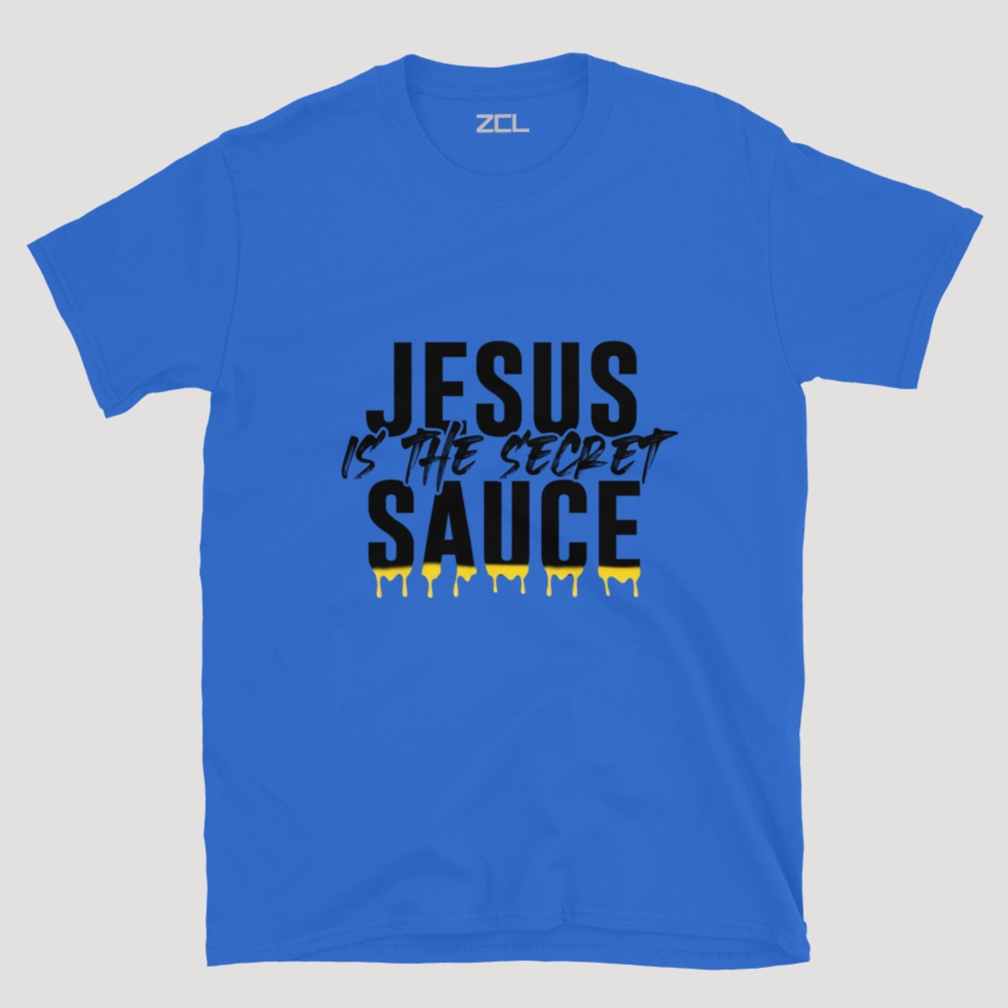 Jesus Is The Secret Sauce Tee (Black Logo)