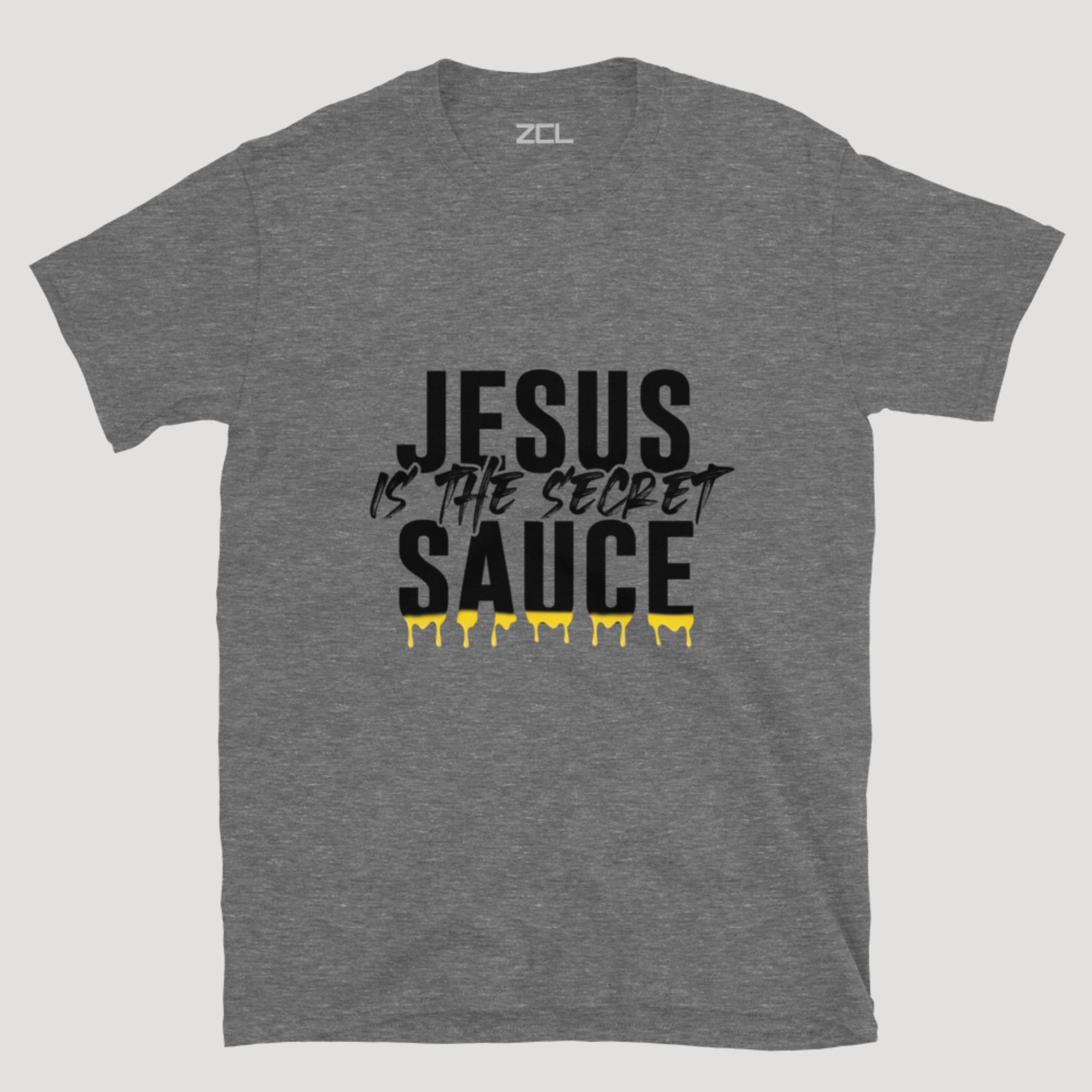 Jesus Is The Secret Sauce Tee (Black Logo)
