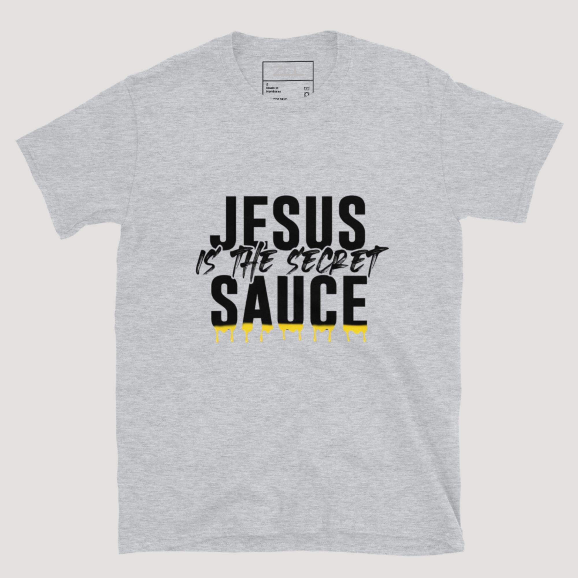 Jesus Is The Secret Sauce Tee (Black Logo)