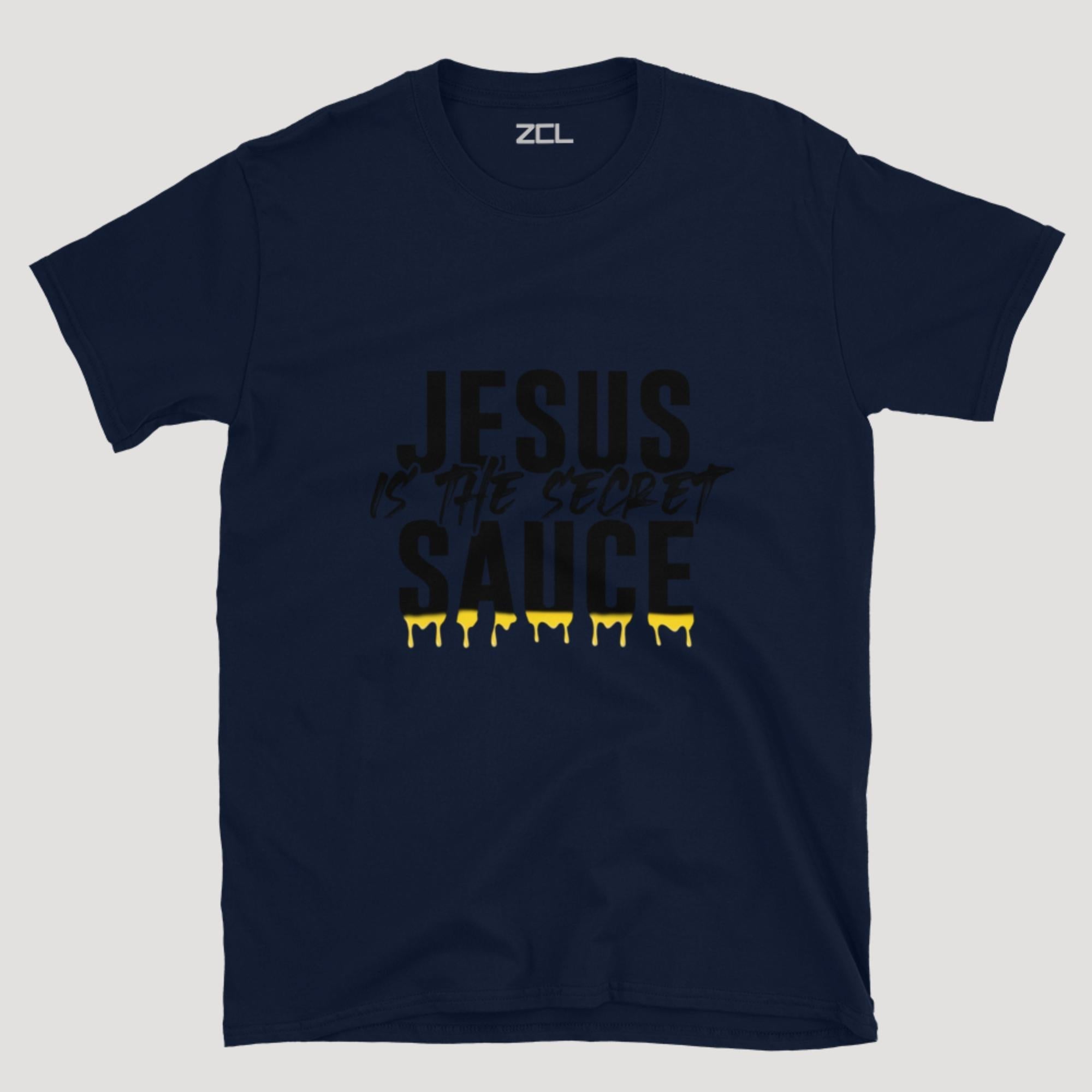 Jesus Is The Secret Sauce Tee (Black Logo)