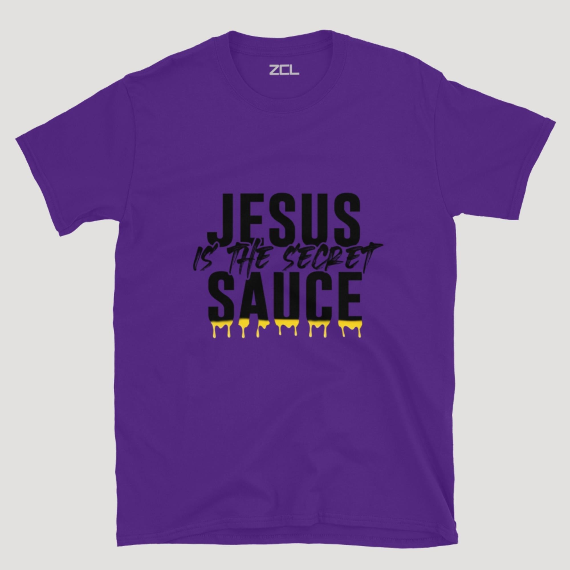 Jesus Is The Secret Sauce Tee (Black Logo)