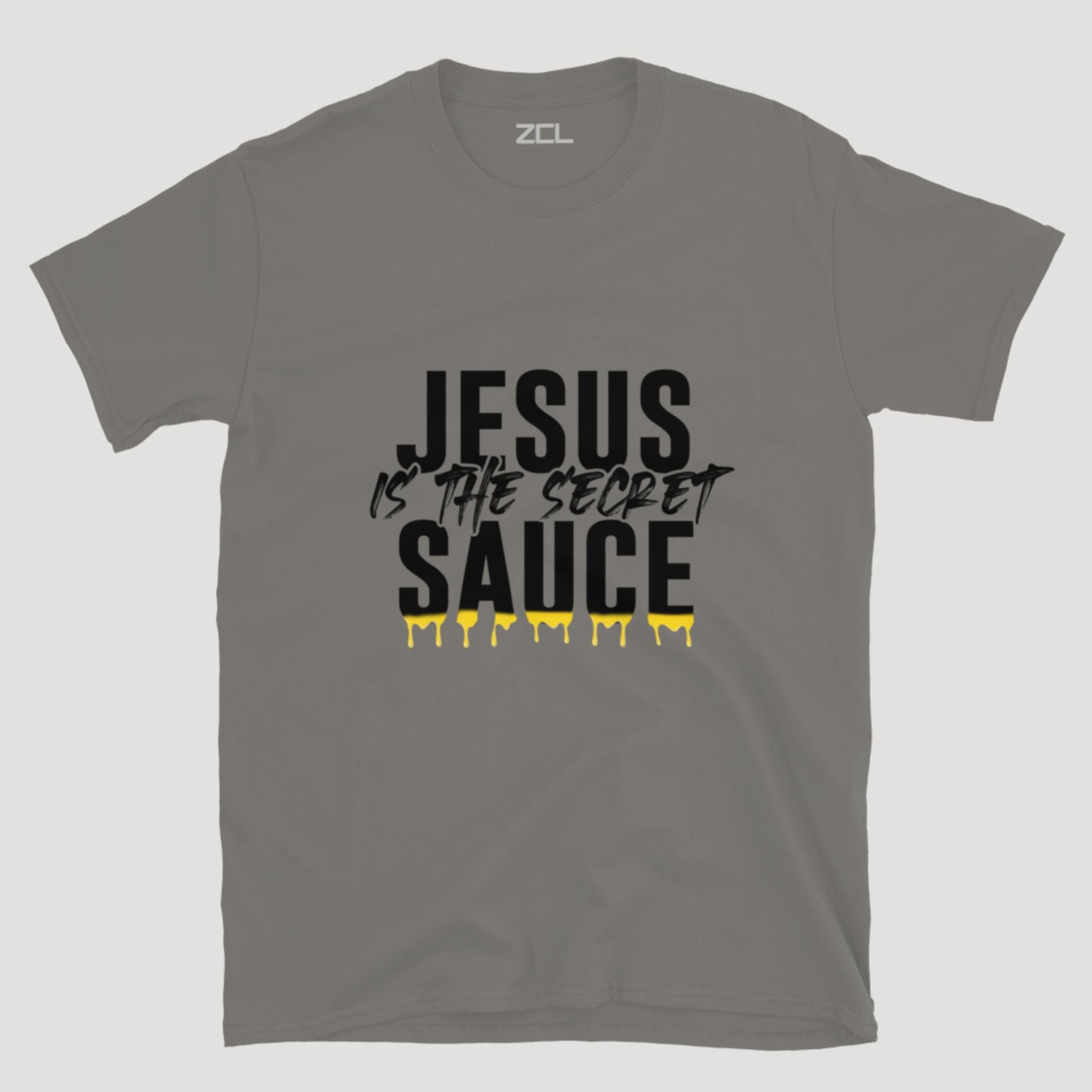Jesus Is The Secret Sauce Tee (Black Logo)