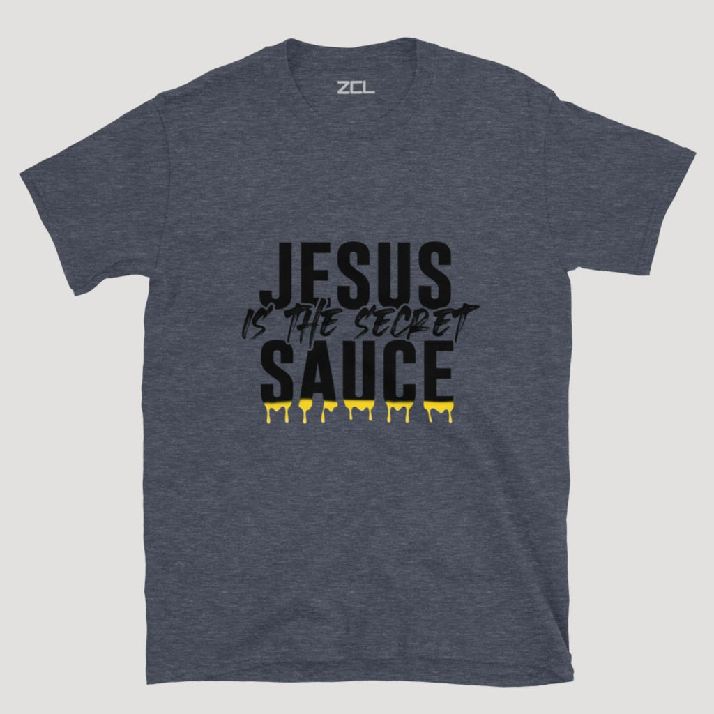 Jesus Is The Secret Sauce Tee (Black Logo)