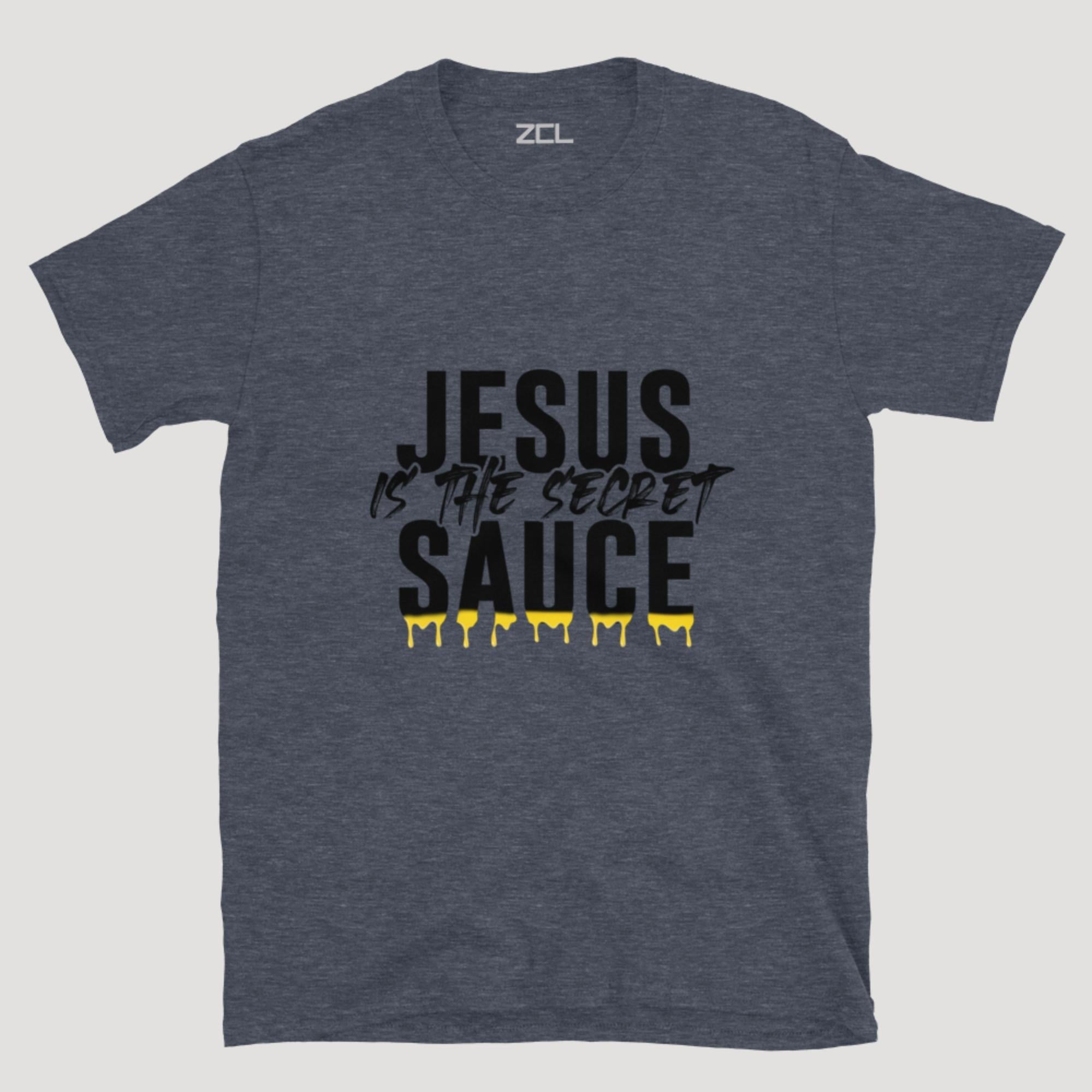 Jesus Is The Secret Sauce Tee (Black Logo)