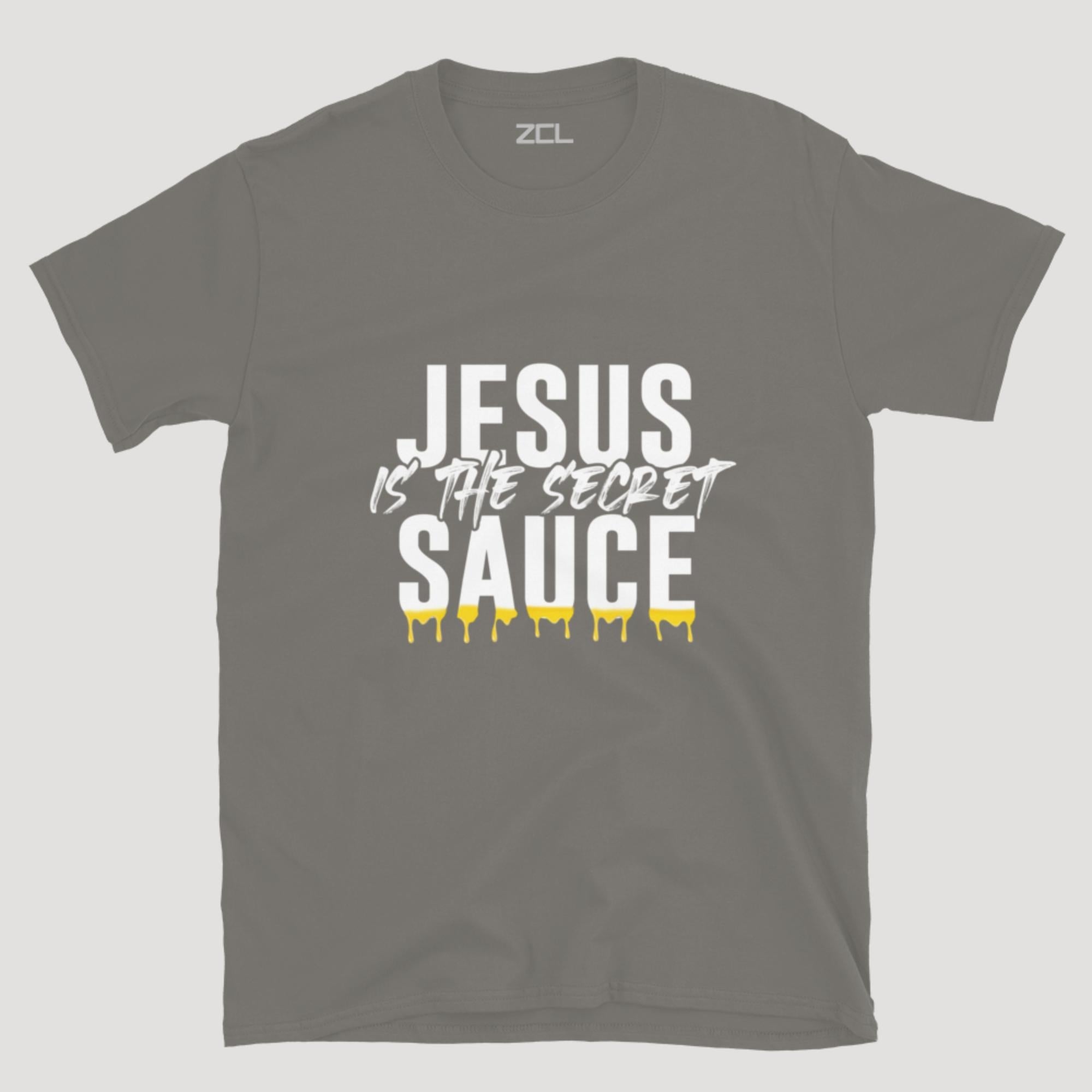 Jesus Is The Secret Sauce Tee (White Logo)