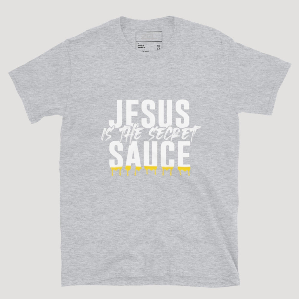 Jesus Is The Secret Sauce Tee (White Logo)