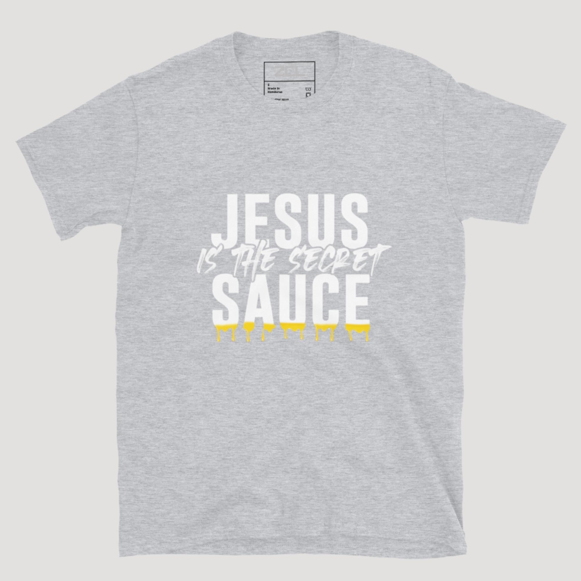 Jesus Is The Secret Sauce Tee (White Logo)