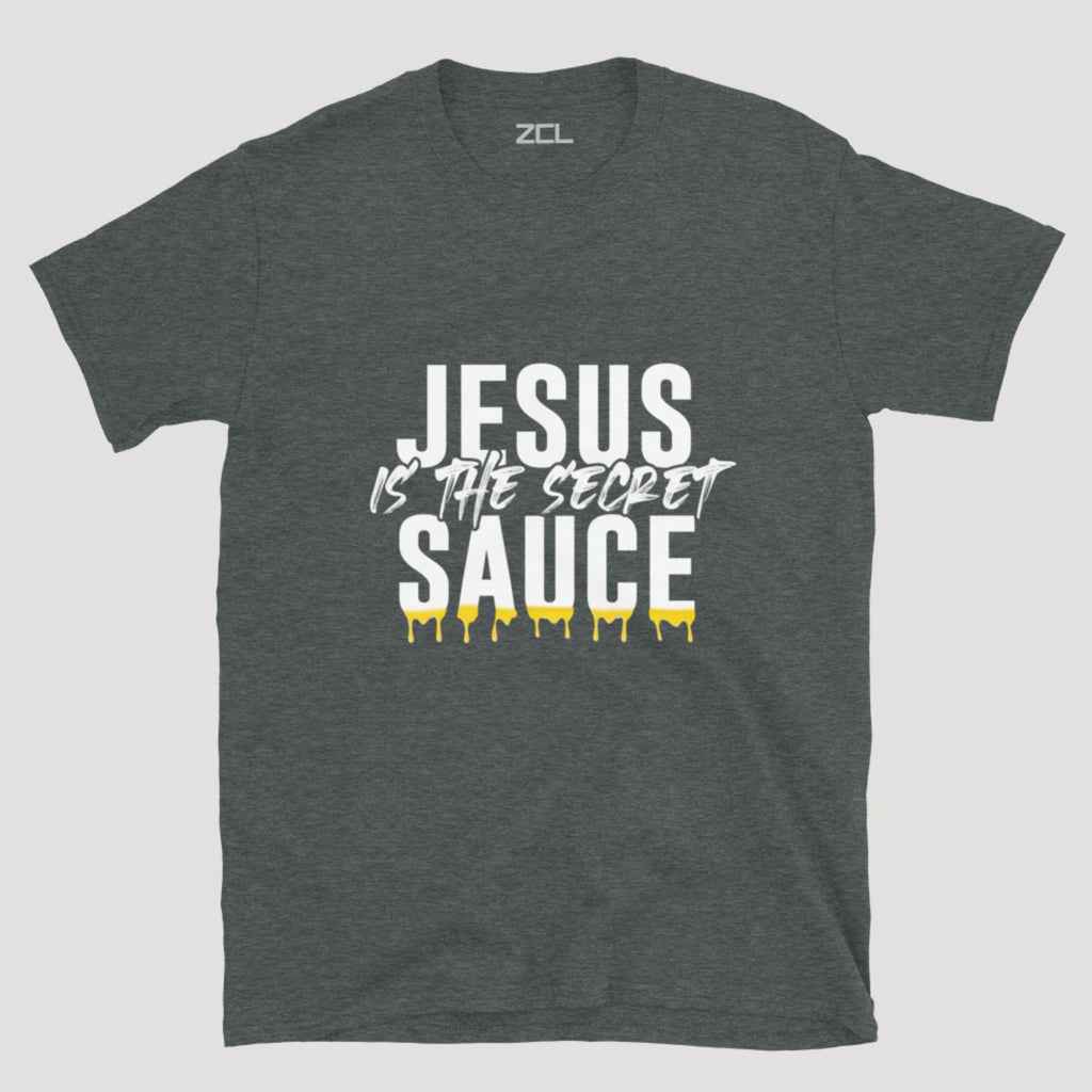 Jesus Is The Secret Sauce Tee (White Logo)