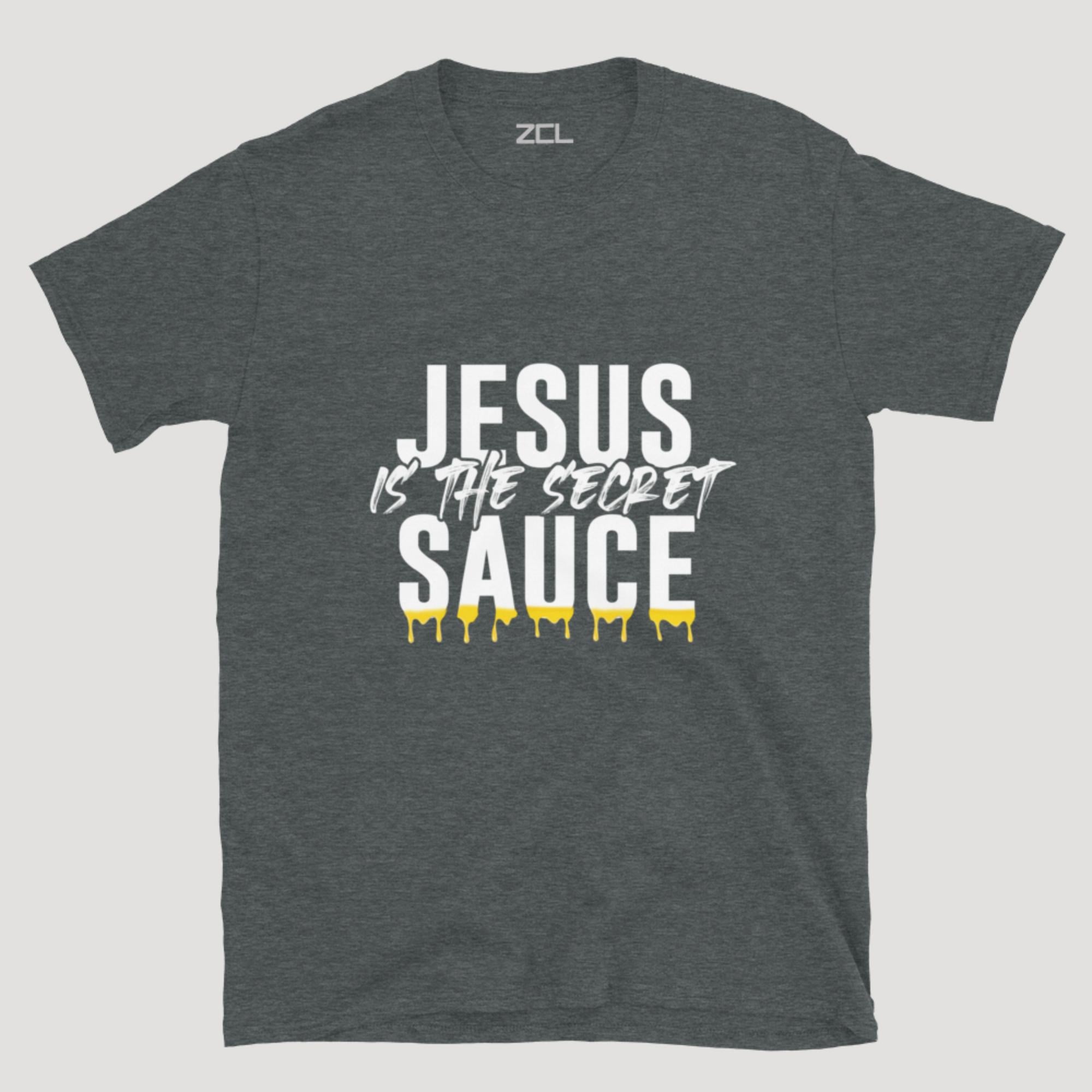 Jesus Is The Secret Sauce Tee (White Logo)