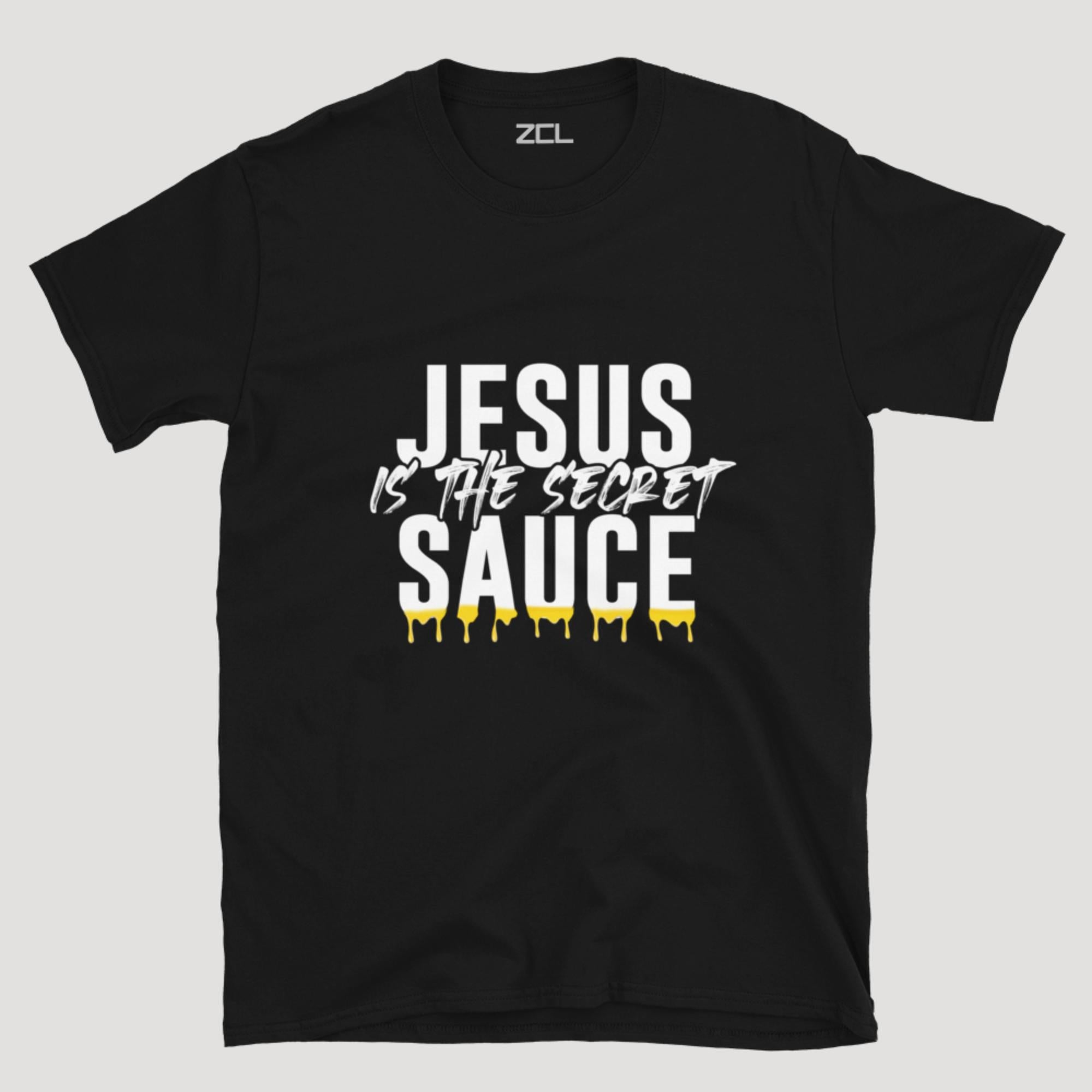 Jesus Is The Secret Sauce Tee (White Logo)