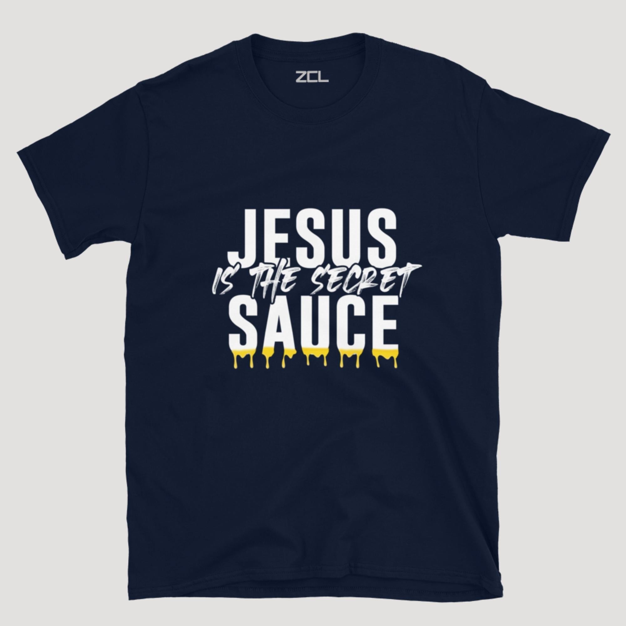 Jesus Is The Secret Sauce Tee (White Logo)