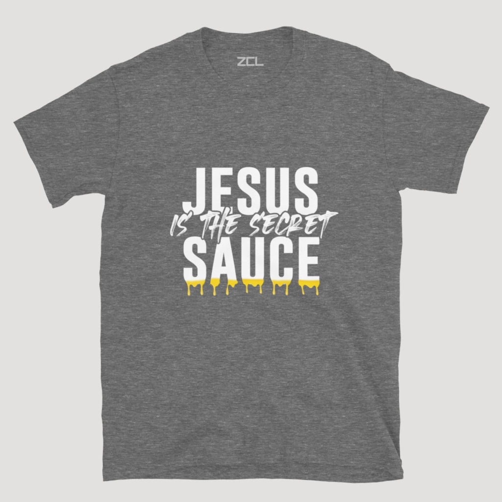Jesus Is The Secret Sauce Tee (White Logo)