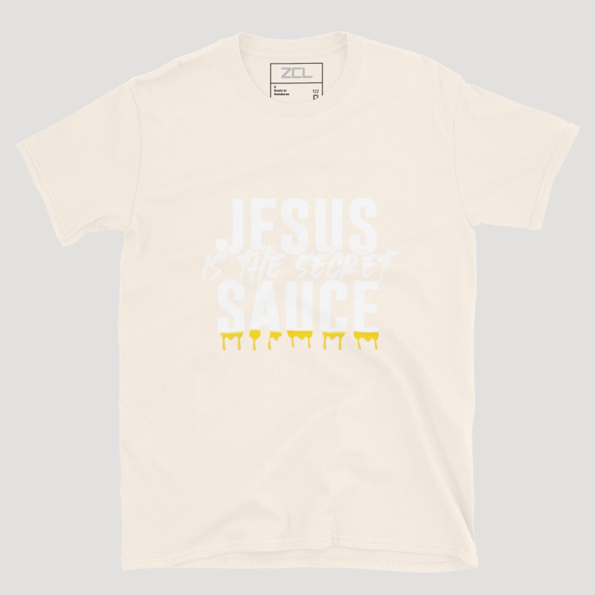 Jesus Is The Secret Sauce Tee (White Logo)