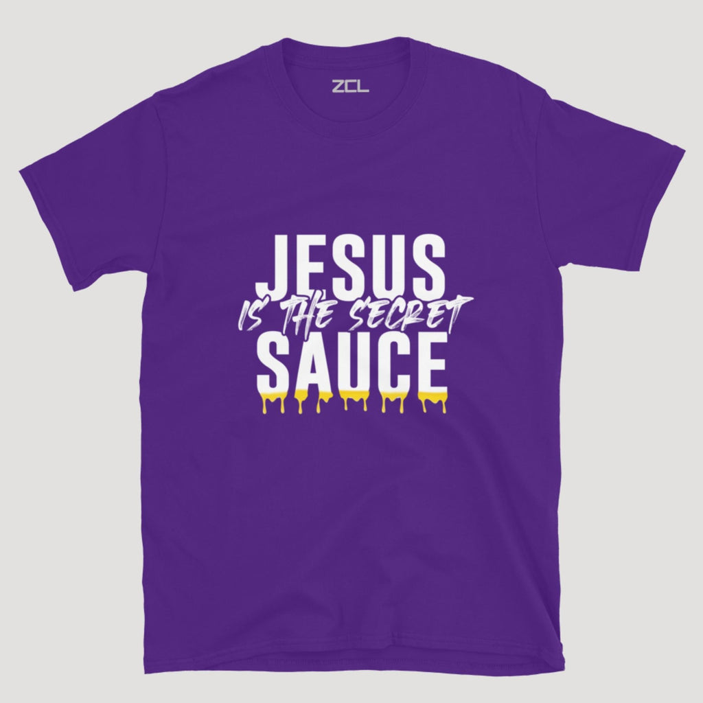 Jesus Is The Secret Sauce Tee (White Logo)
