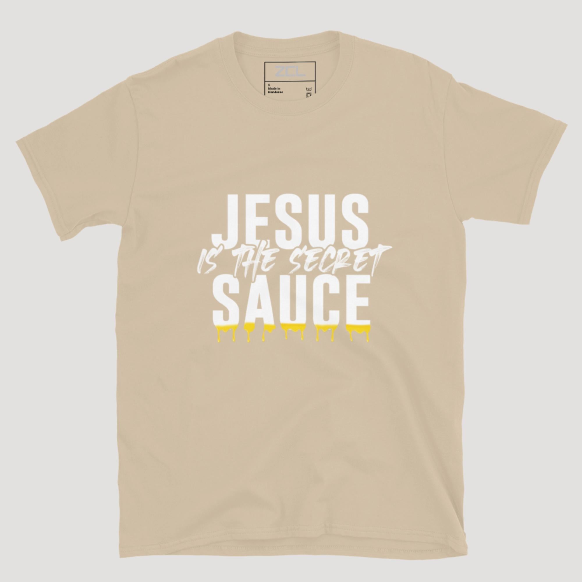 Jesus Is The Secret Sauce Tee (White Logo)