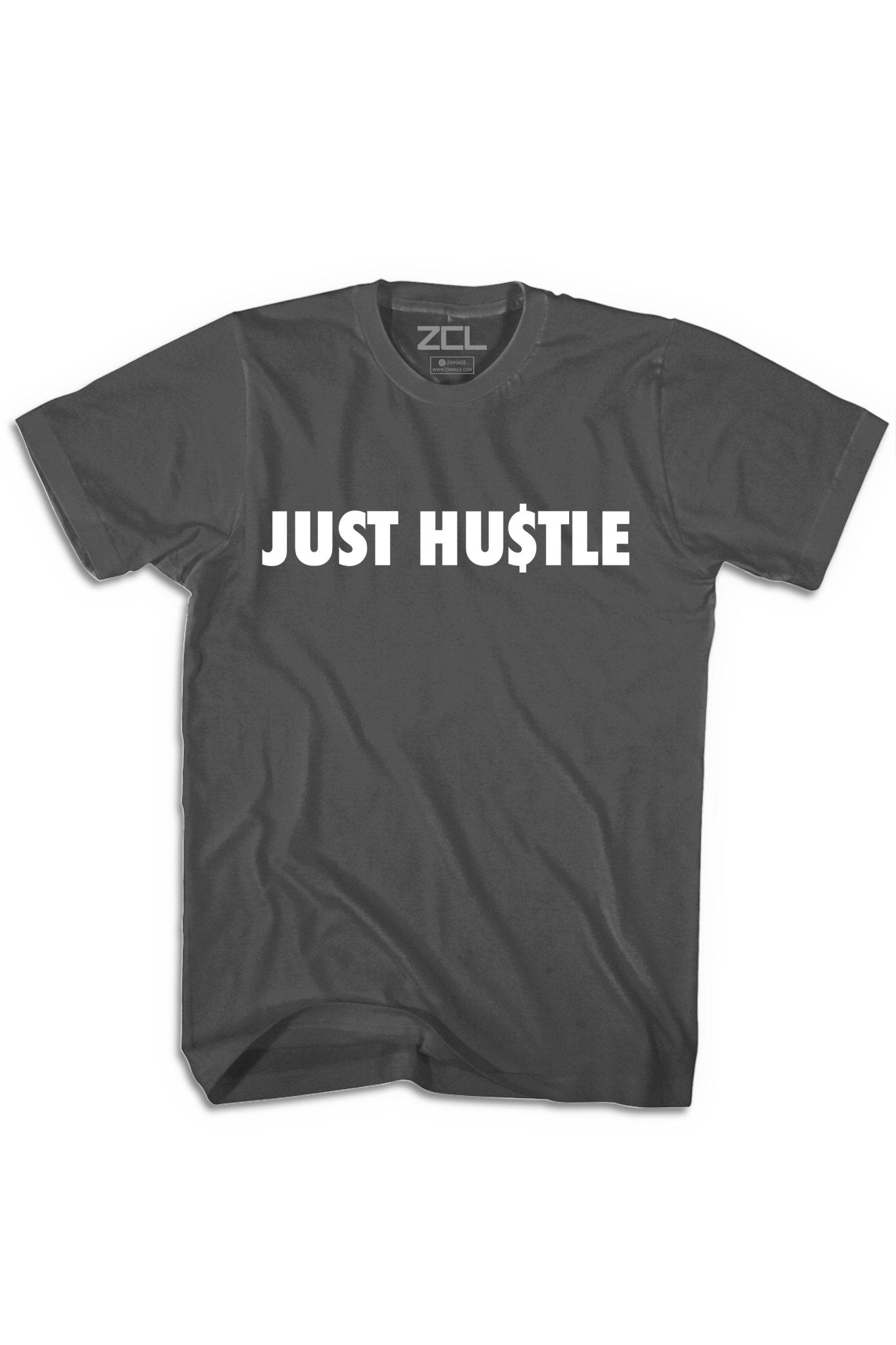 Just Hu$tle Tee (White Logo)