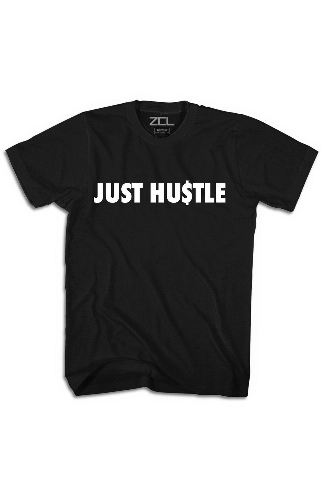 Just Hu$tle Tee (White Logo)