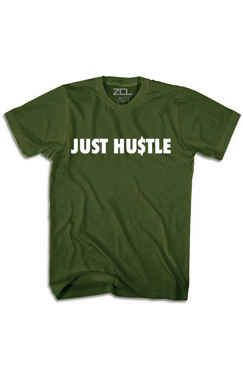 Just Hu$tle Tee (White Logo)