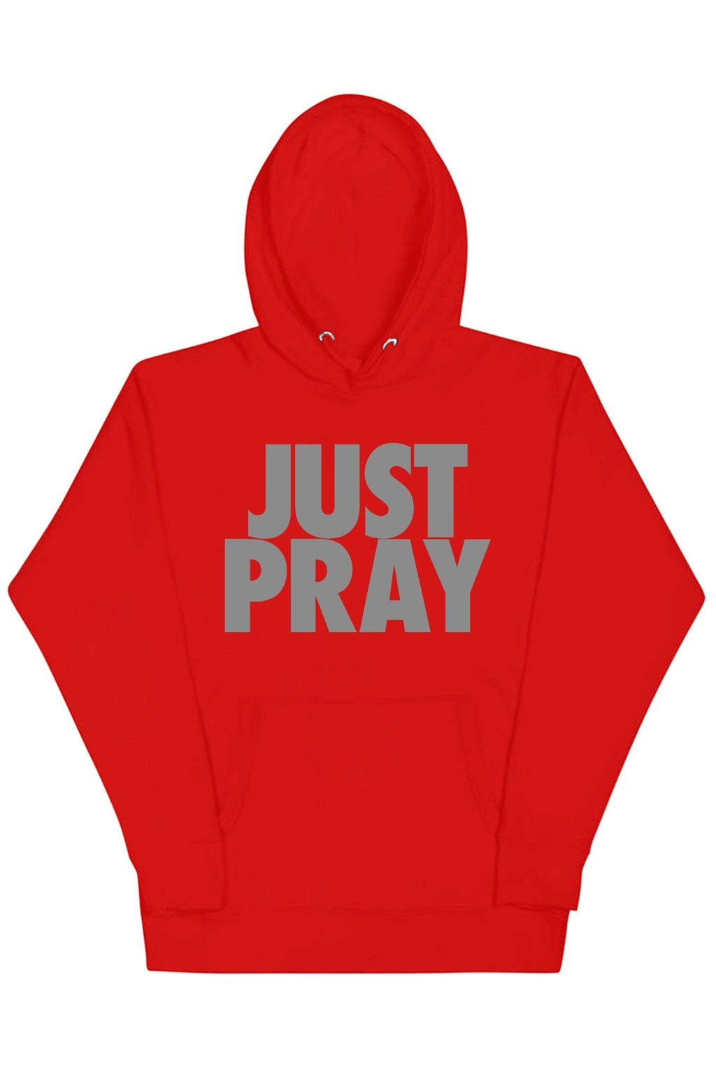 Just Pray Hoodie (Gray Logo)
