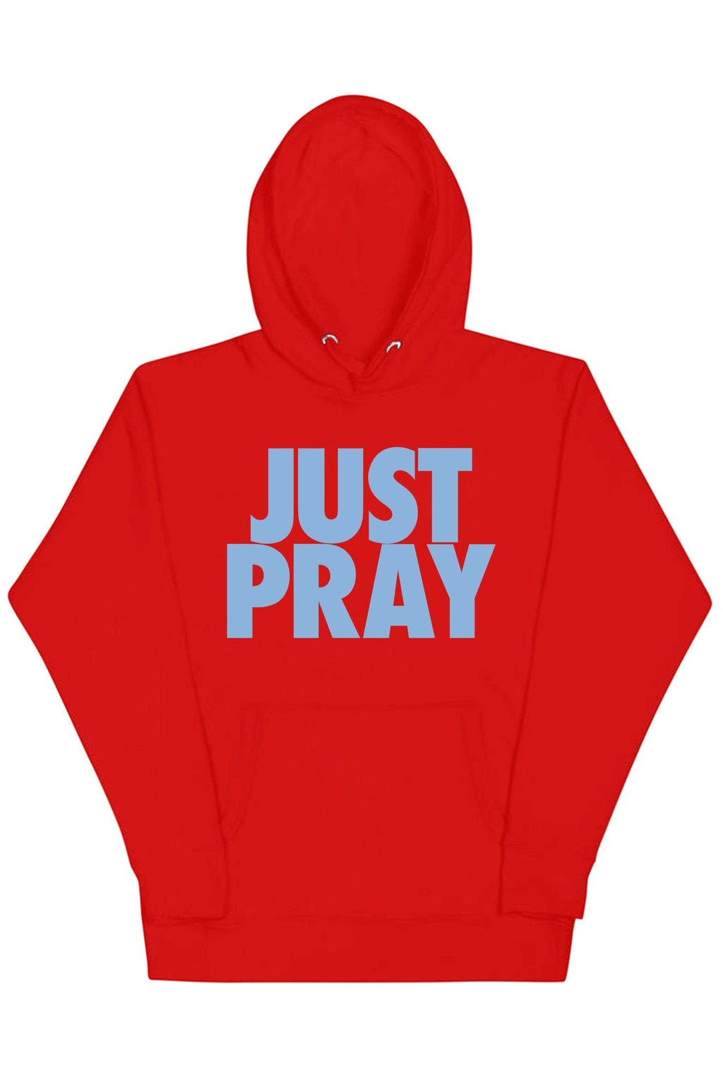 Just Pray Hoodie (Powder Blue Logo)
