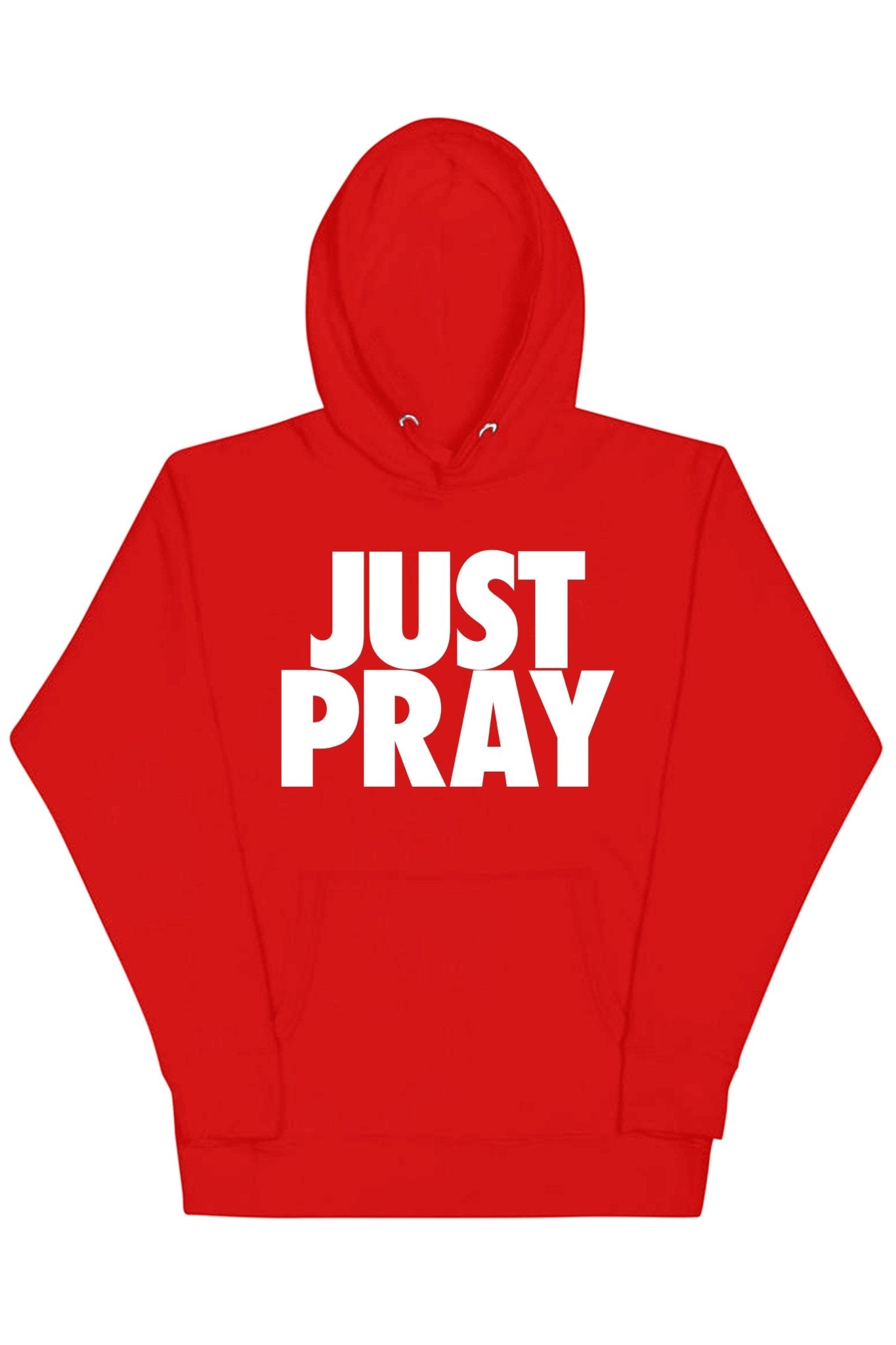 Just Pray Hoodie (White Logo)
