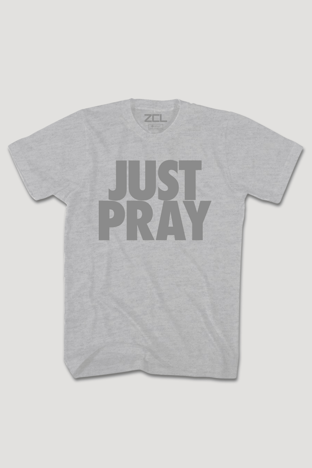 Just Pray Tee (Gray Logo)